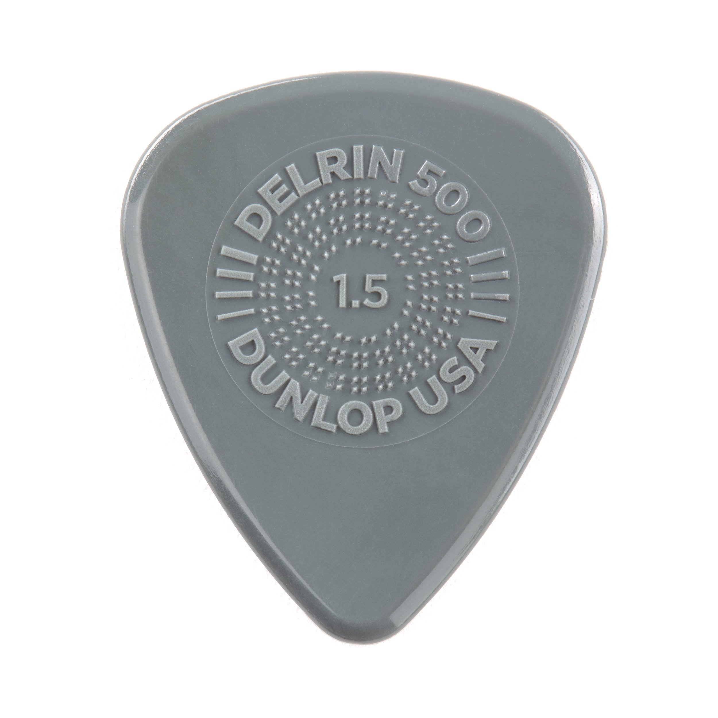 Jim Dunlop Delrin 500 Prime Grip 1.5Mm Guitar Picks (450R1.5)
