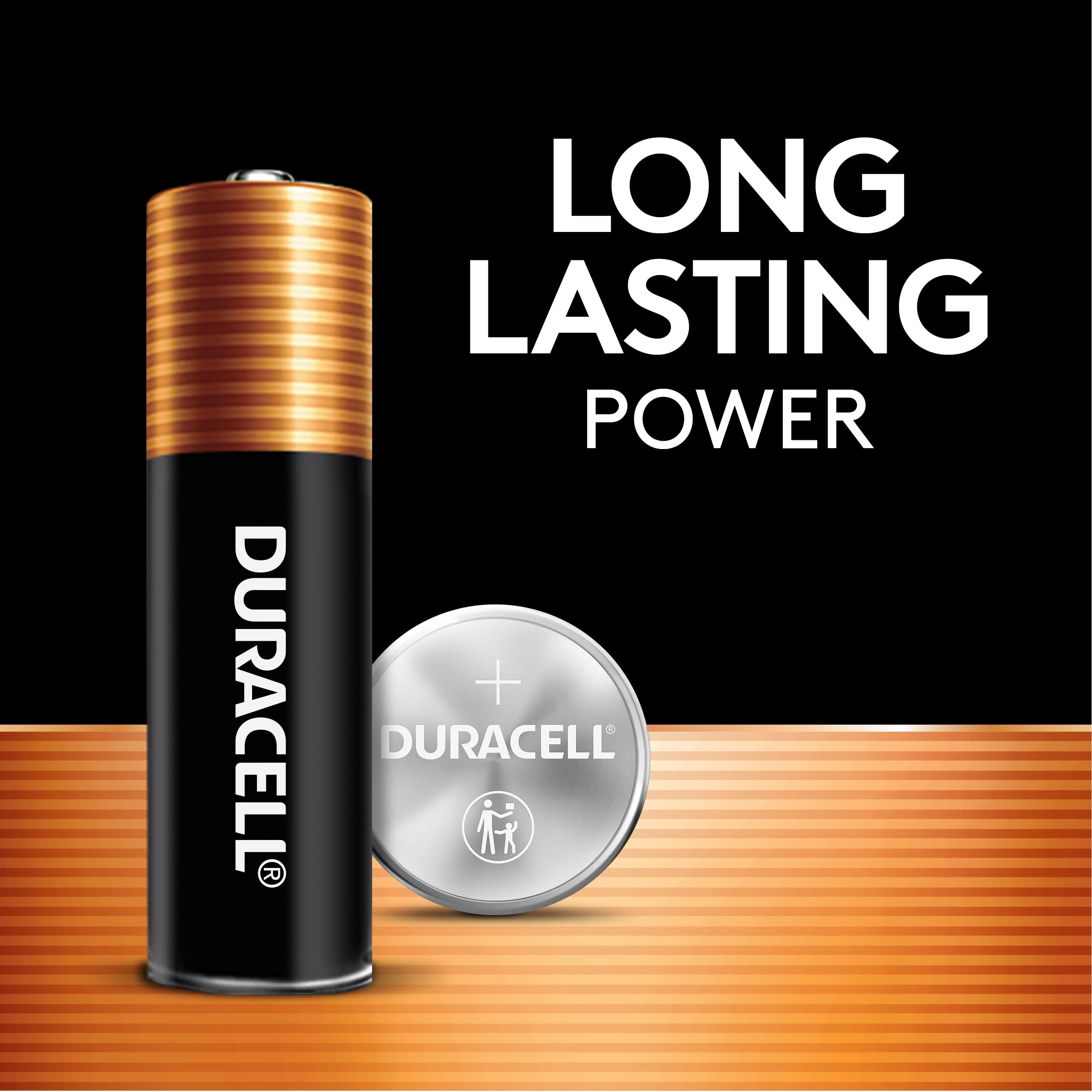 Duracell 2450 3V Lithium Battery, 1 Count Pack, Lithium Coin Battery For Medical And Fitness Devices, Watches, And More, Cr Lith