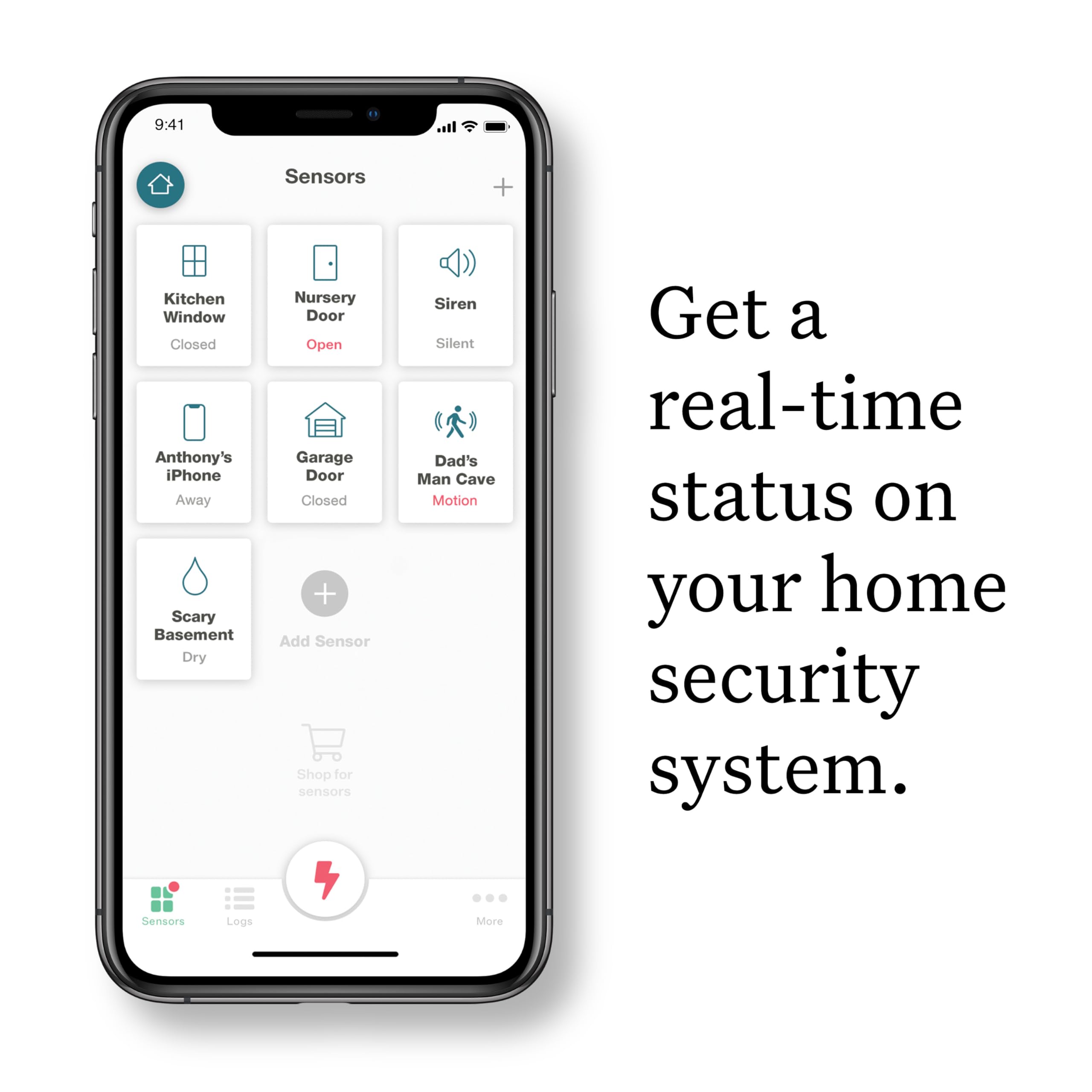 Ooma Siren, Works With Smart Home Security. No Contracts And Free Self Monitor Plan. Optional Professional Monitoring, Motion, K