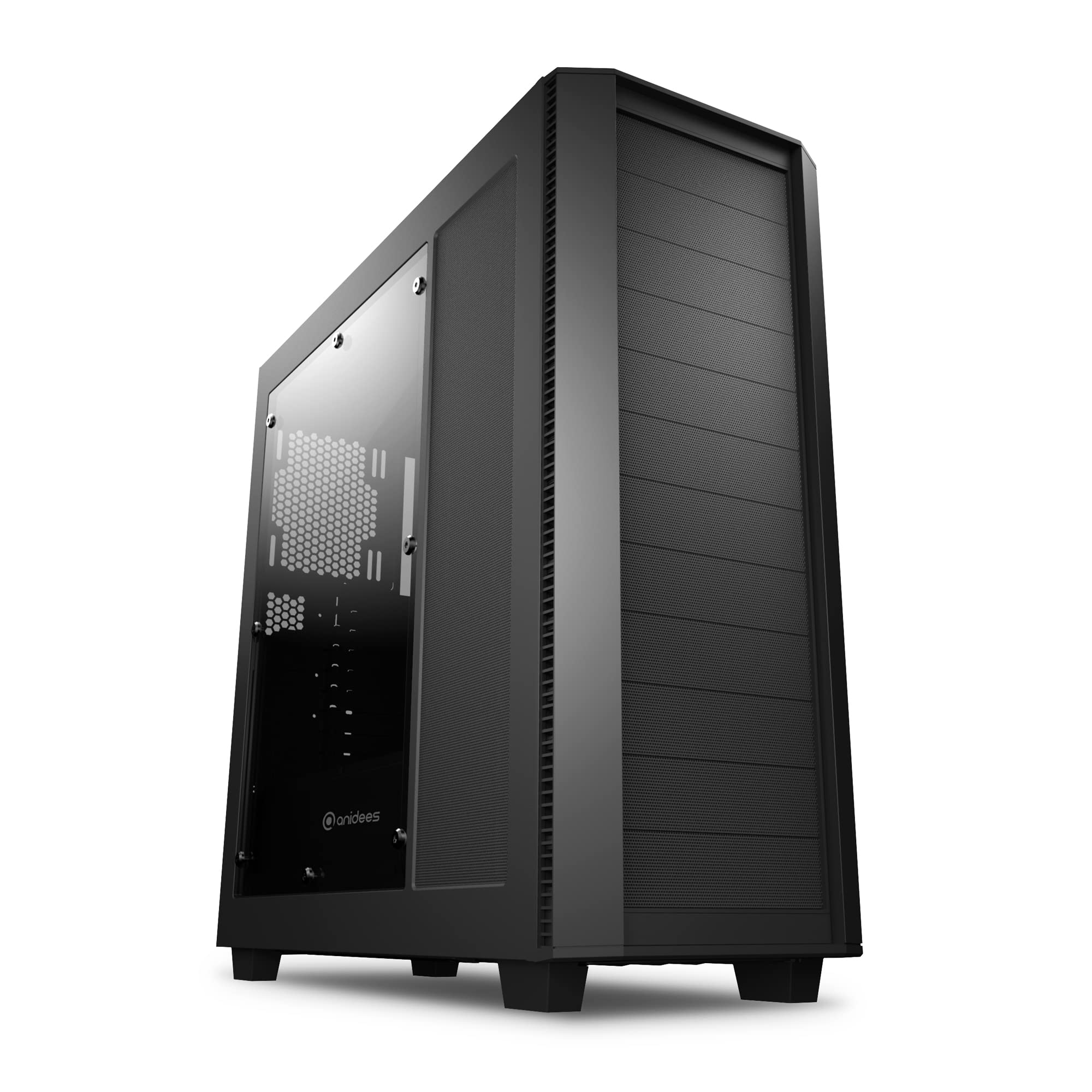 Anidees Ai Raider Xl Full Tower Tempered Glass Xl Atx/E Atx/Atx Gaming Case, Support 12 X 5.25    Drive Bay 480/360 Radiator, Ai