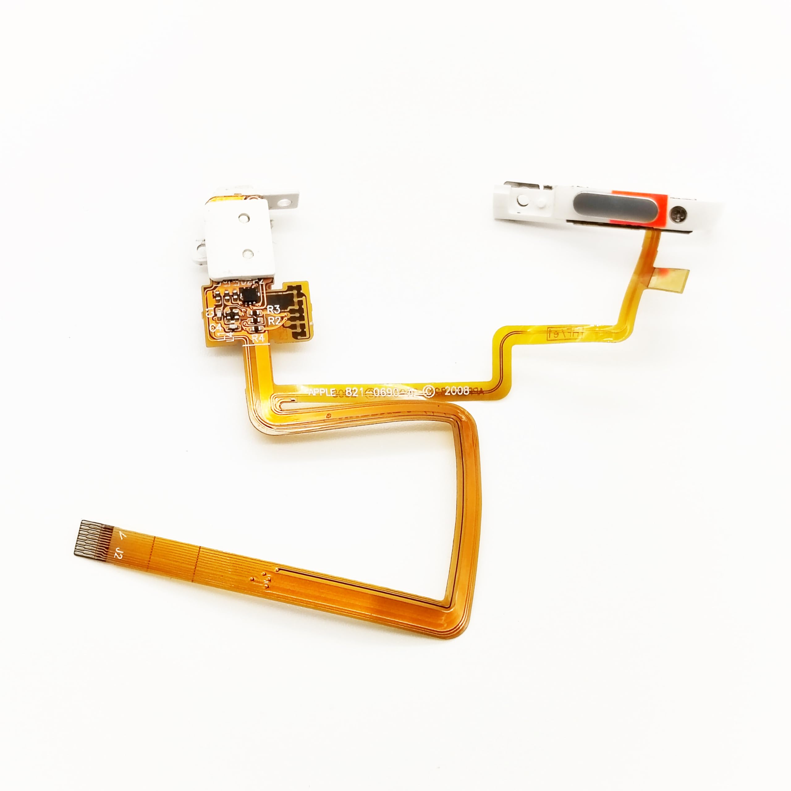 LeHang Headphone Audio Jack Hold Switch Flex Cable Replacement Compatible with iPod 5th gen Video (30GB White)