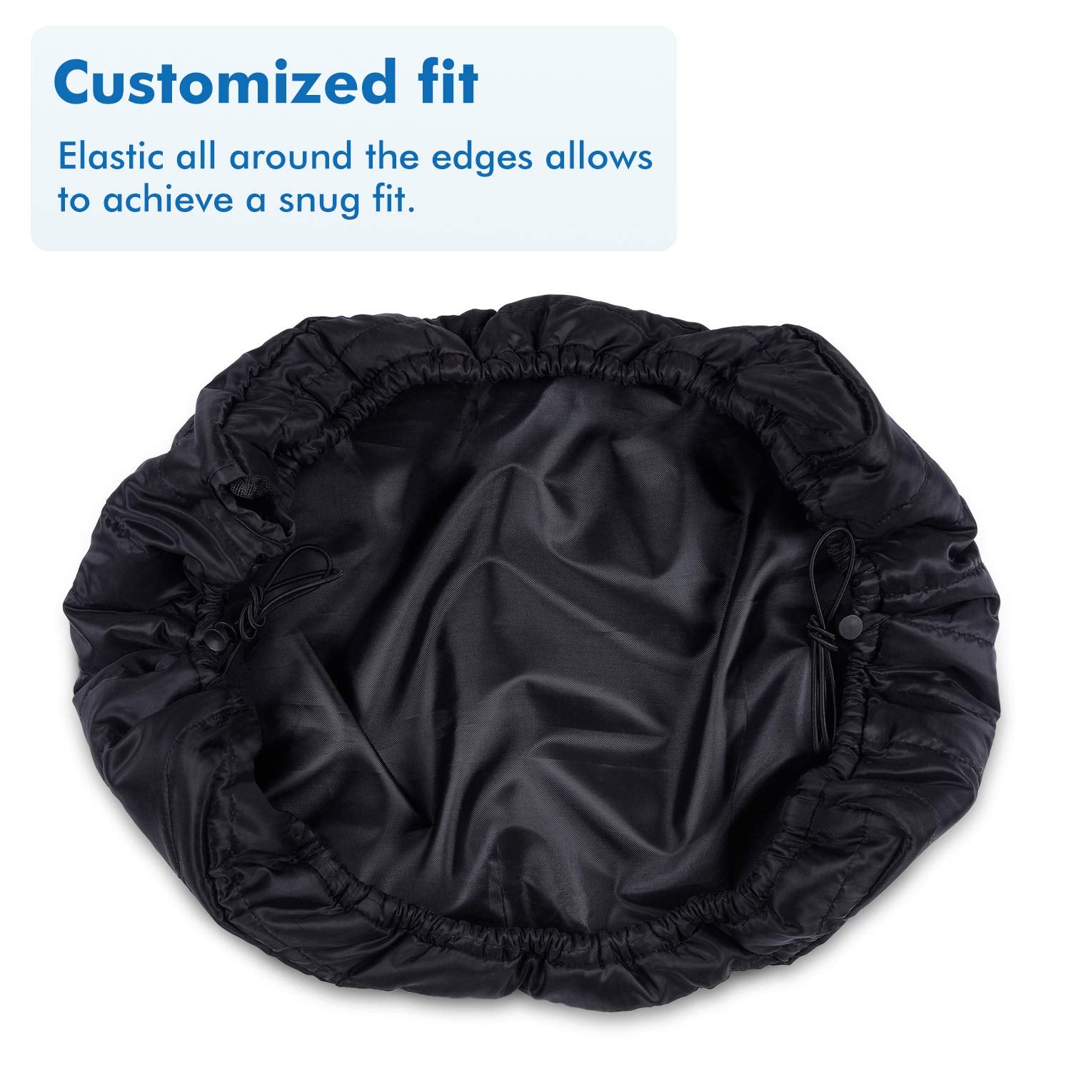 Brivic Indoor Air Conditioner Cover Ac Cover For Inside Window Unit 21 X15 X 3.5 Inches(L X H X D),Black