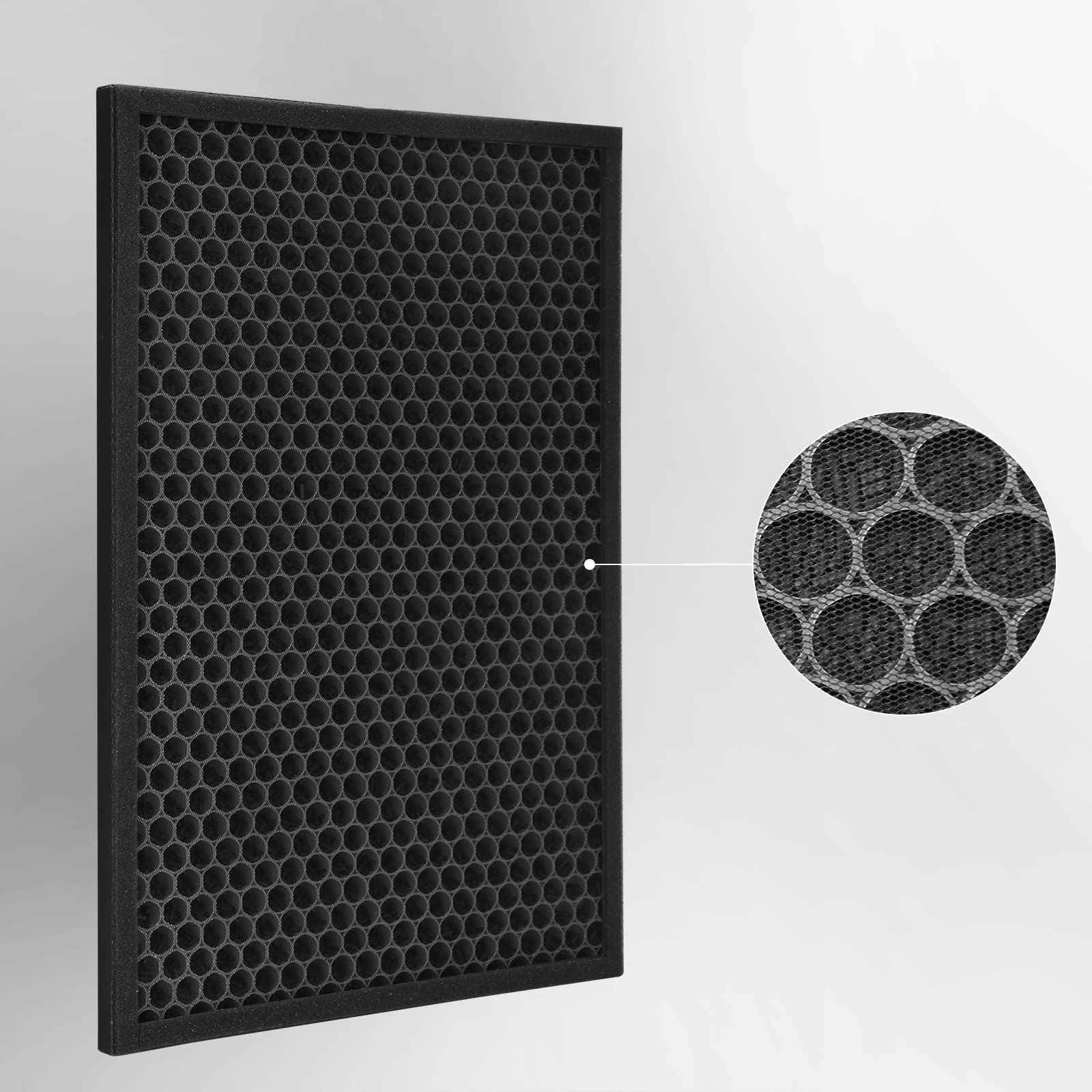 Gokbny 2 Pack Fa 500 True Hepa Replacement Filter Compatible With Famree Fa500 And Aiper Kj200 Purifier, 2 In 1 Activated Carbon