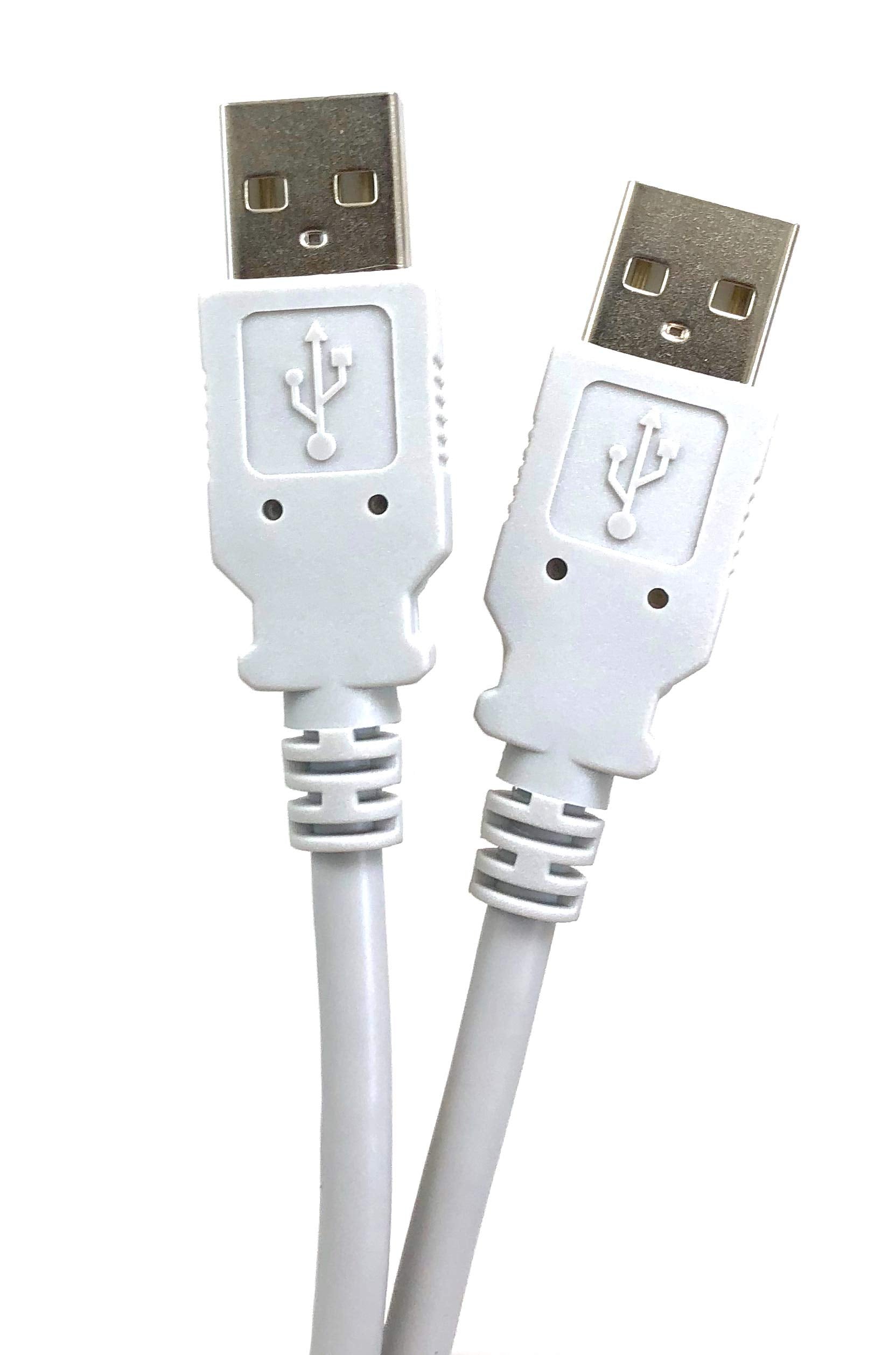 Micro Connectors, Inc. 10 feet USB 2.0 Cable Type A Male to Type A Male - Beige (E07-124)