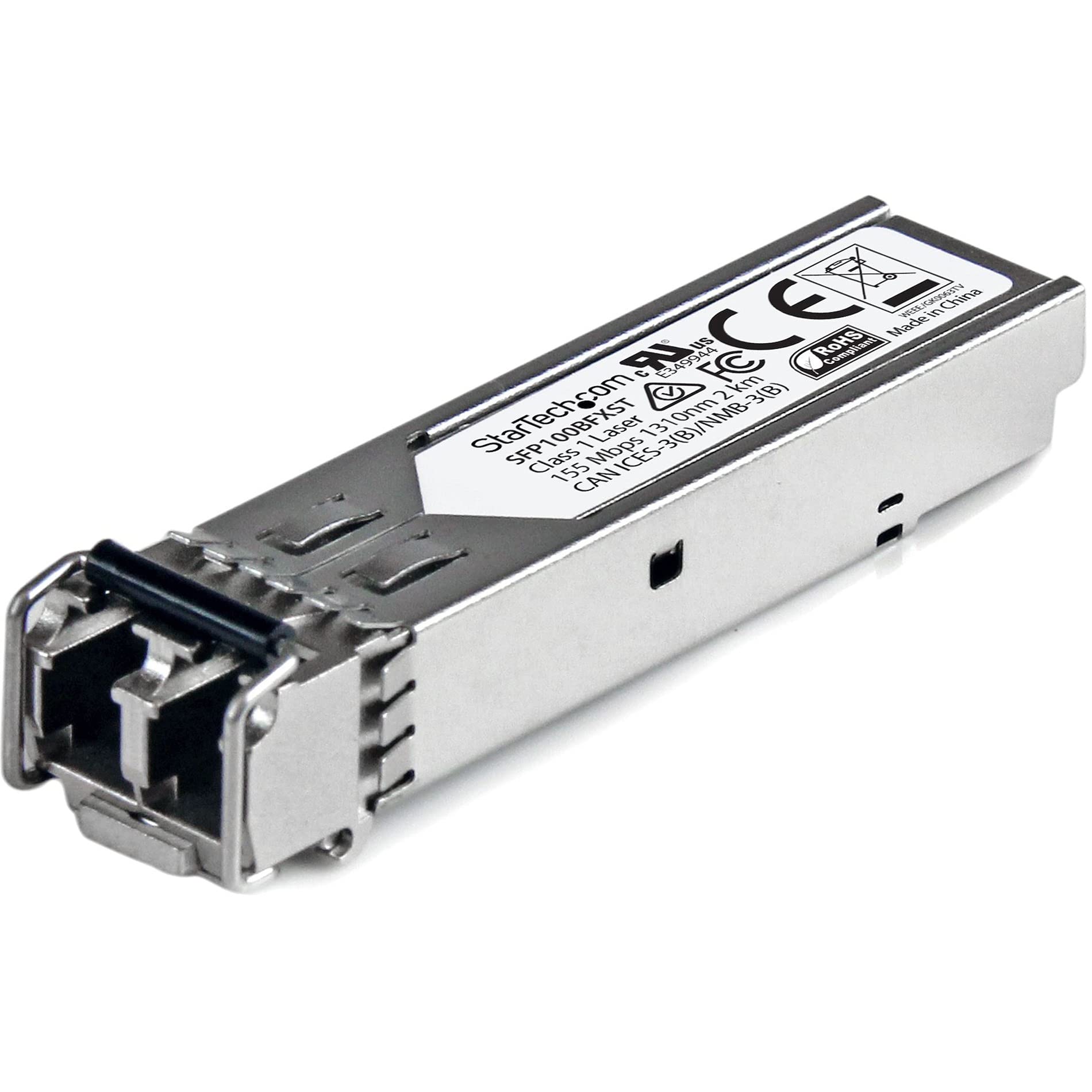 Msa Uncoded Sfp - 100Base-Fx 100Mbps - 100Mbe Module - 100Mb Ethernet Sfp 1310Nm