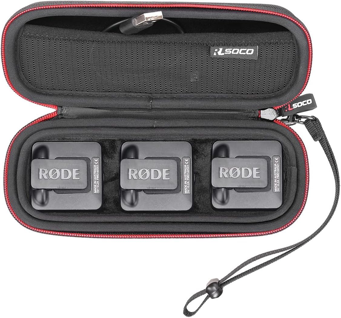 RLSOCO Case for RDE Wireless Go II/Wireless ME/Wireless GO Wireless Microphone System - Fits for Rode Wireless Go 2 Microphone (