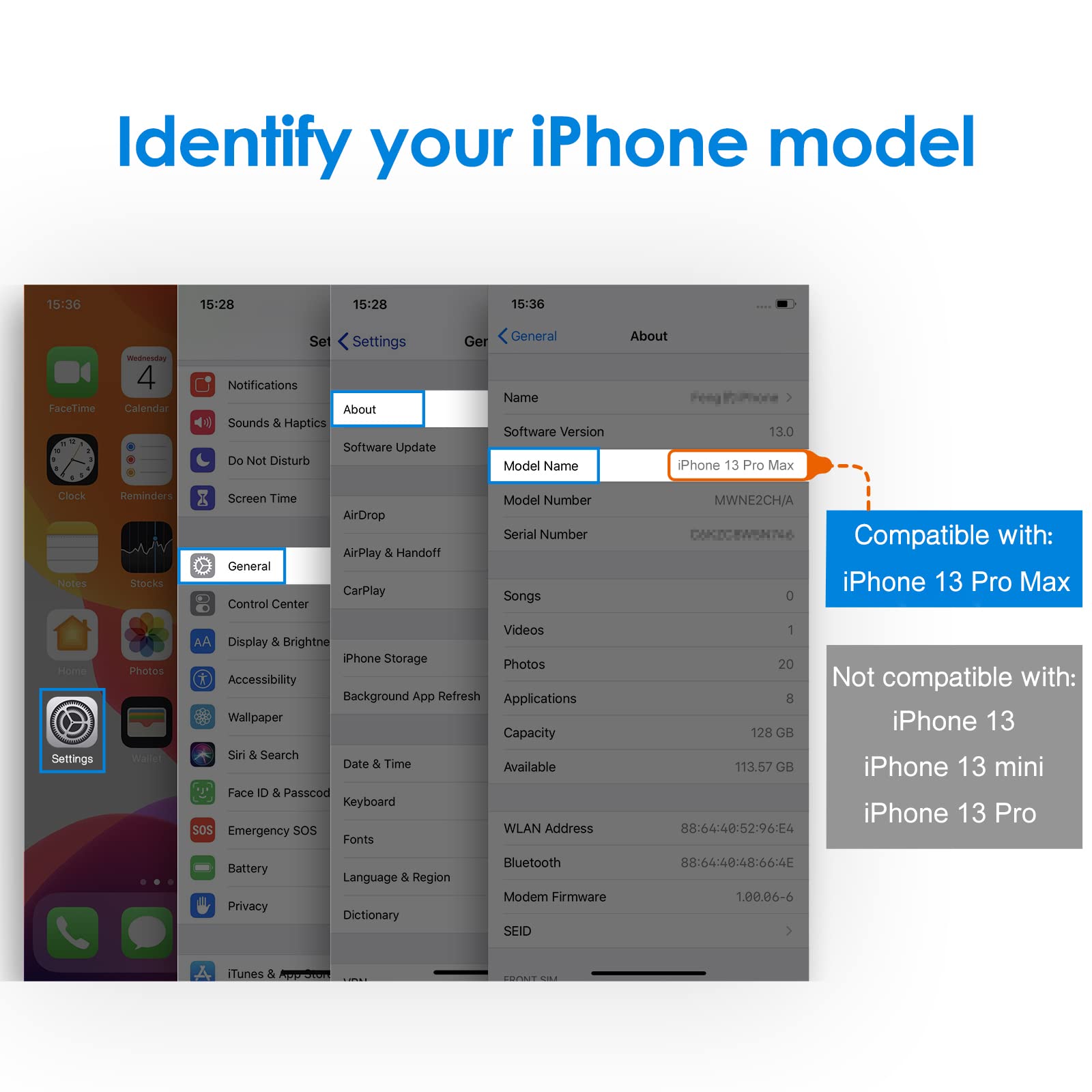 Jetech Privacy Screen Protector For Iphone 13 Pro Max 6.7 Inch, Anti Spy Tempered Glass Film, 2 Pack