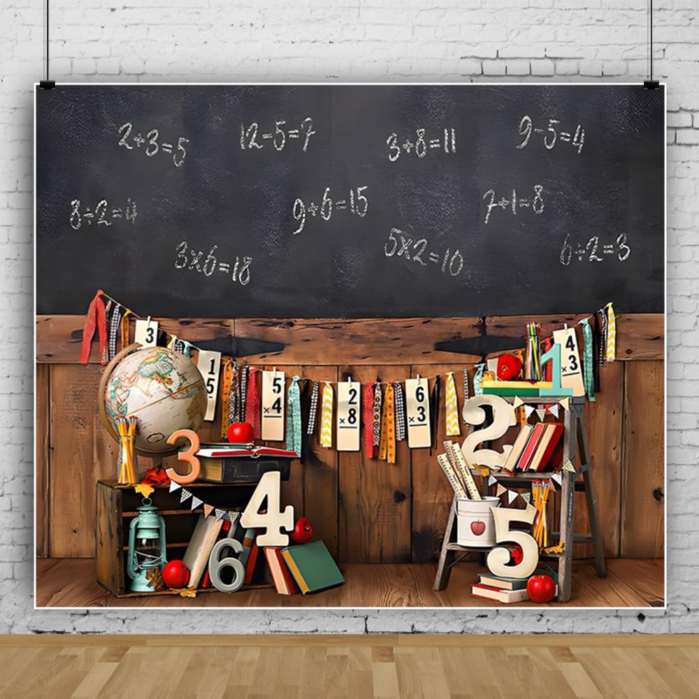 Lexfvpoo Back To School Backdrop
