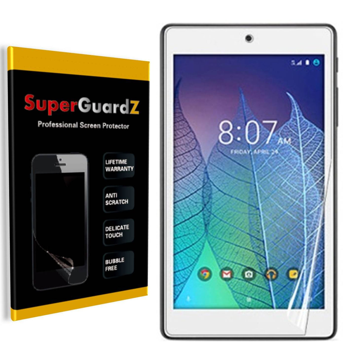 [3 Pack] For Alcatel Onetouch Pop 7 Lte   Superguardz Screen Protector [Lifetime Replacement], Ultra Clear, Anti Scratch, Anti B