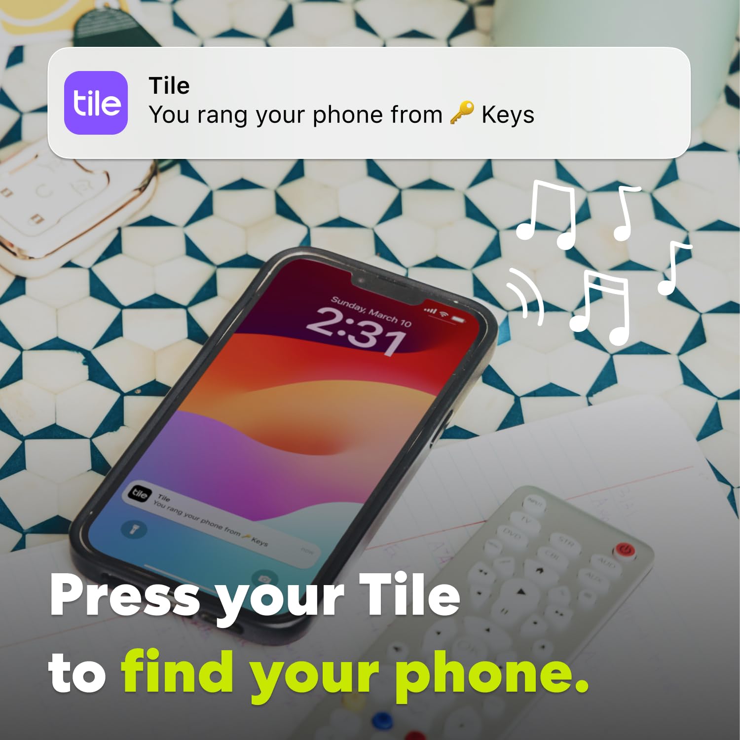 Tile By Life360 Mate (2024) Bluetooth Tracker, Keys Finder And Item Locator For Keys, Bags And More. Phone Finder. Both Ios And