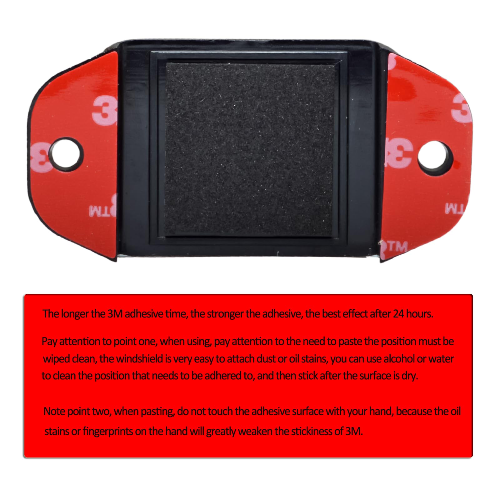 Hys Walkie Talkie Single Side Radio Car Mount, Car Radio Mounting Kit With Screws For Handheld Cb & Vhf Uhf Handheld Two Radio With Belt Clip (Packing Of 4Pcs)