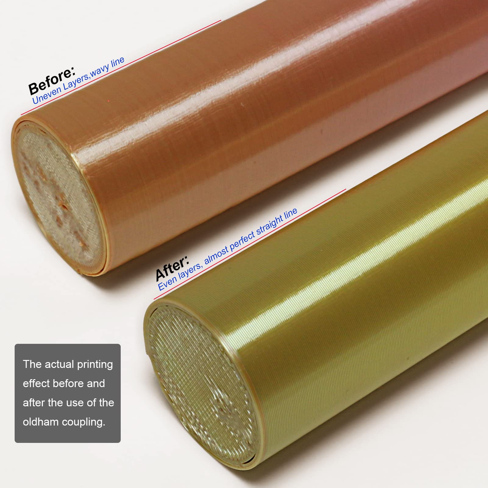 Enomaker Upgrade Brass Z Axis Coupler Oldham Coupling Avoid Vibration Improve Printing Quality For Creality Ender 3 Pro V2 Cr 10