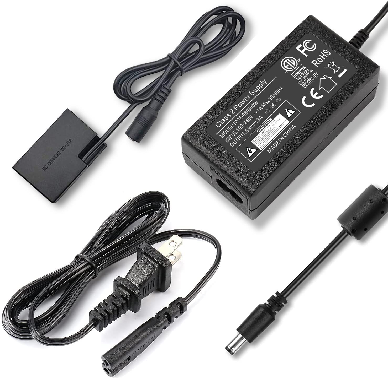 F1Tp Ack E18 Ac Power Supply Adapter Dr E18 Dc Coupler Kit For Canon Eos Rebel T6I T7I Sl2 Sl3 Rp R10 T6S T8I 77D 200D 250D 750D 760D 800D 850D Cameras.