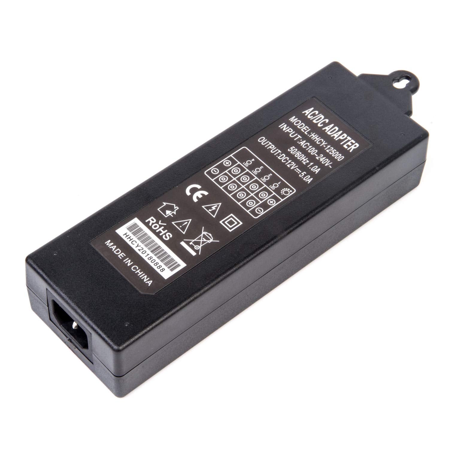 Xenocam 4 Channel Cctv Camera Power Supply 5 Amp Distribution Power Supply 90V 264Vac Input To 12V 13.8Vdc Output Security Camer