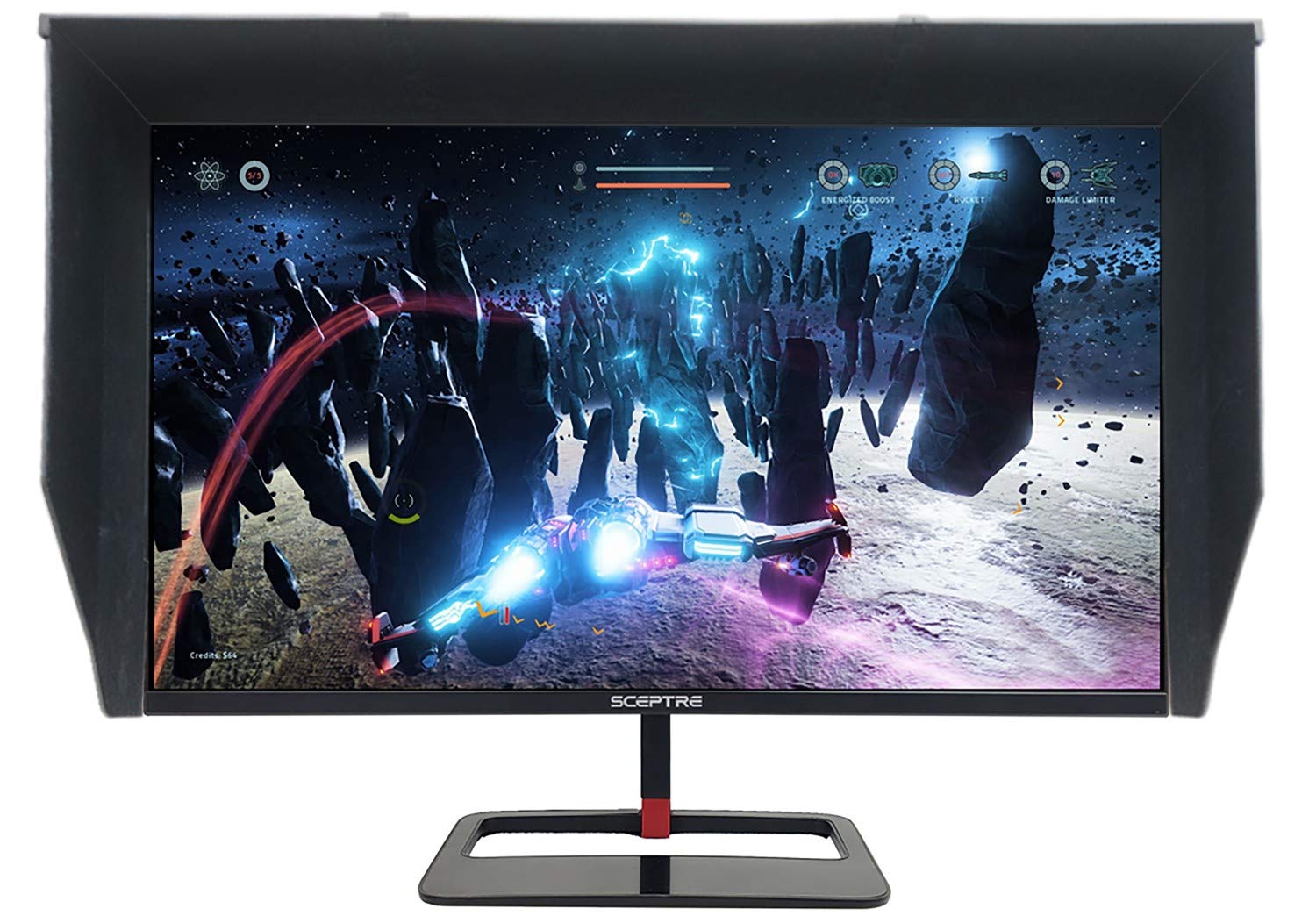 Sceptre 27 inch IPS 2K LED Monitor 2560x1440 QHD HDR400 HDMI DisplayPort up to 144Hz 1ms Height Adjustable Include Gaming Blinde