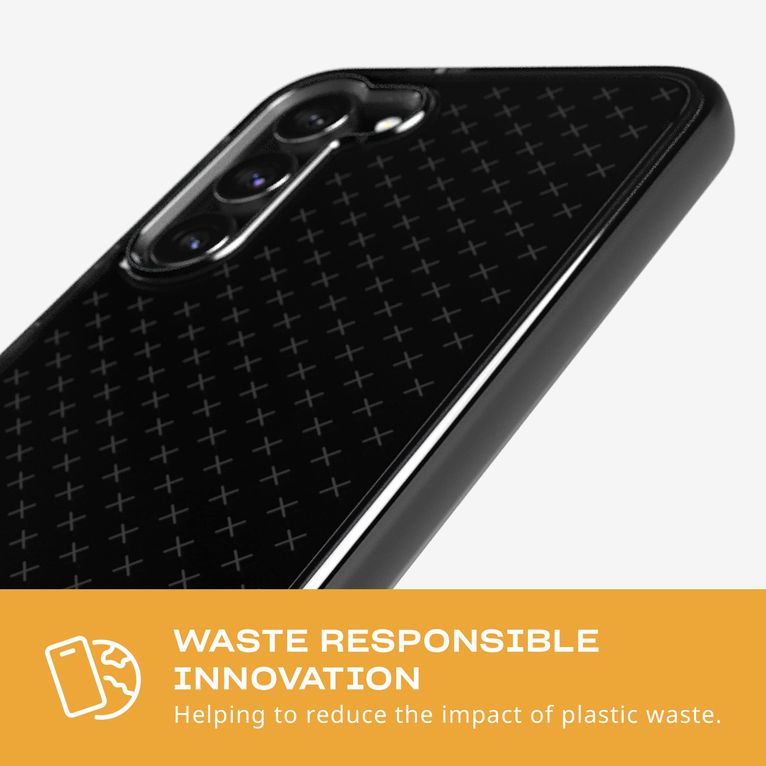 Tech21 Evo Check For Samsung Galaxy S23 Plus - Smokey Black 16Ft Drop Protecion Shockproof Shock-Resistant And Scratch-Resistant