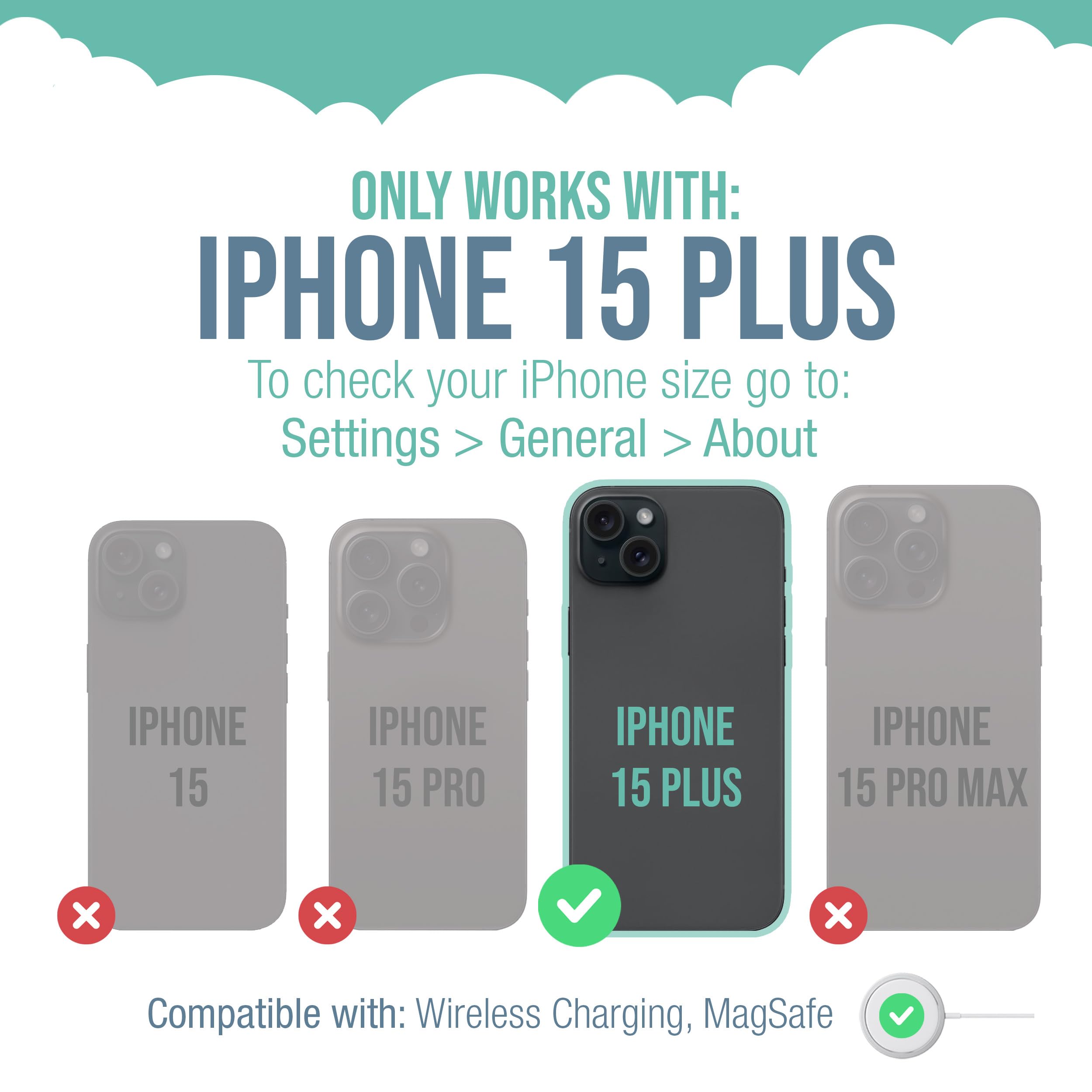 Smartish Iphone 15 Plus Slim Case   Gripmunk   [Lightweight + Protective] Thin Grip Magnetic Cover With Drop Protection For Ipho