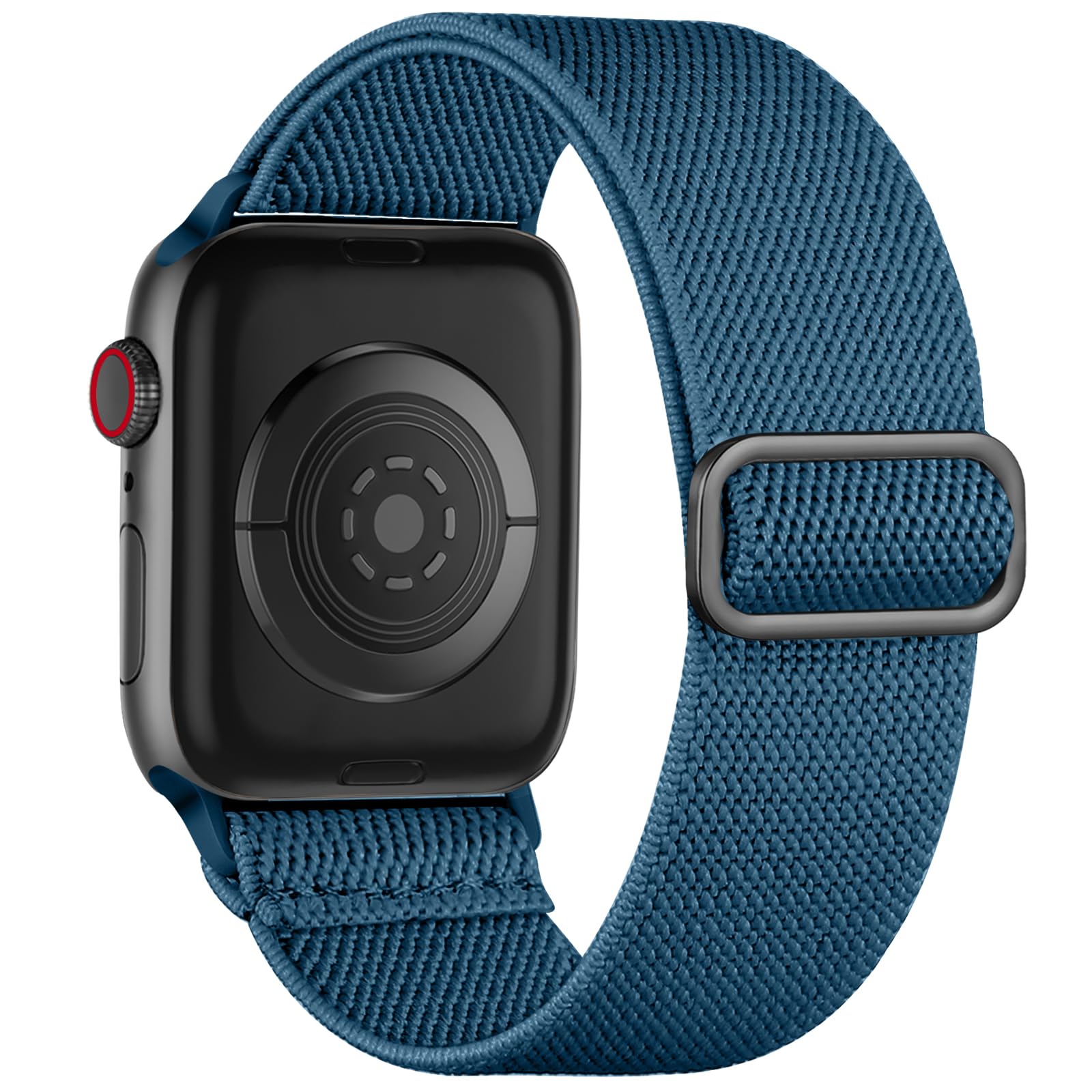 Maledan Stretchy Solo Loop Compatible With Apple Watch Bands For Men Women 44Mm 45Mm 40Mm 41Mm 38Mm 49Mm 42Mm,Soft Nylon Elastic