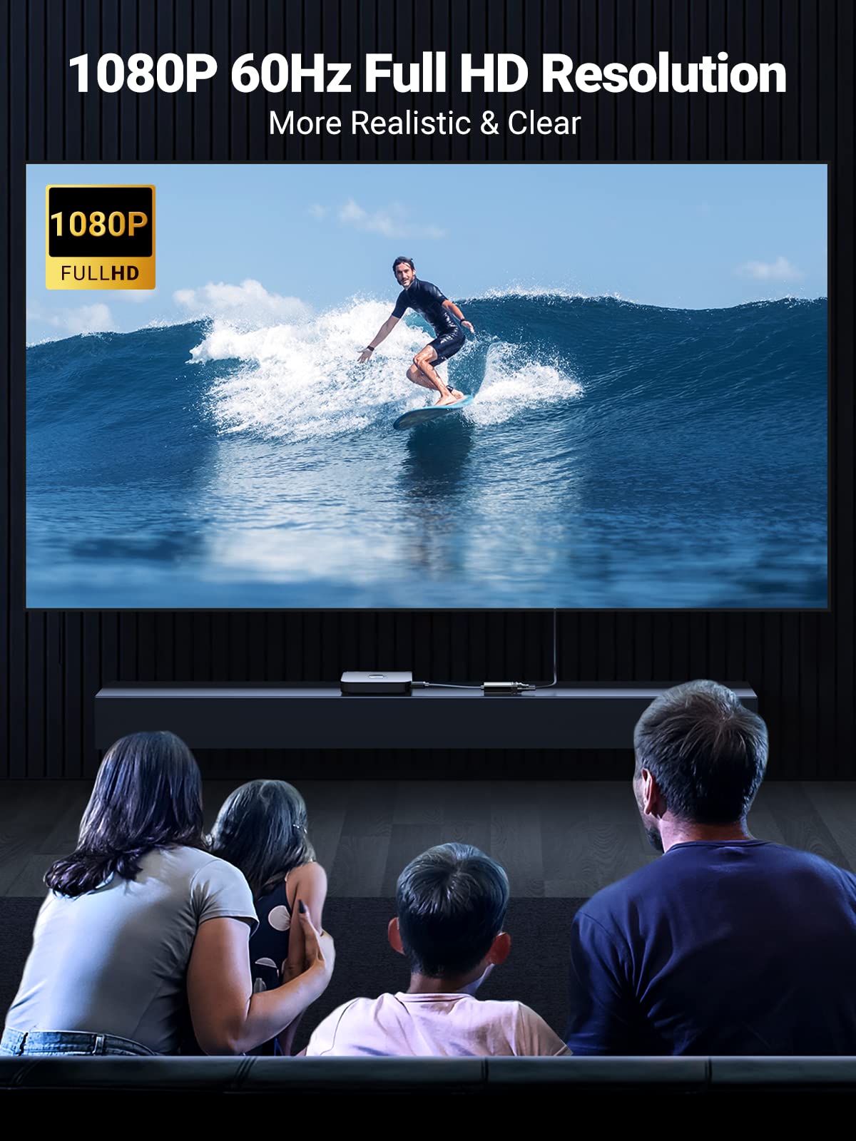 Ugreen Active Hdmi To Vga Adapter With 3.5Mm Audio Jack Hdmi Male To Vga Female Up To 1080P For Pc Laptop Ultrabook Raspberry Pi