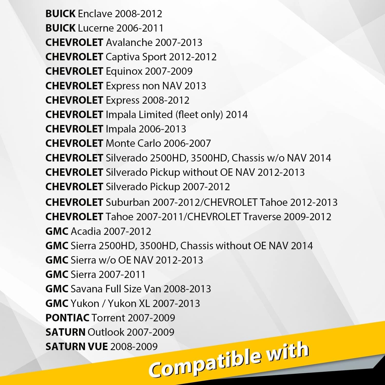 Ecotric Double Din Dash Installation Kit Compatible With 2006 2014 Buick Chevrolet Gmc Pontiac Saturn Car Radio Stereo Dash Beze