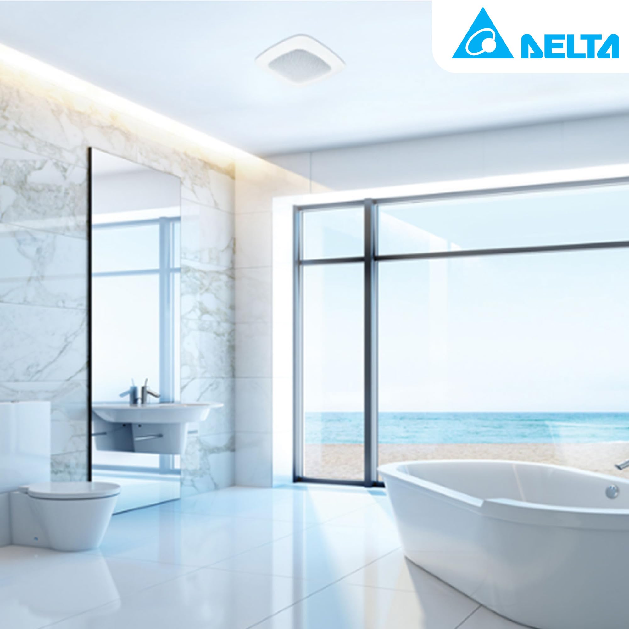Delta Breez Signature Ceiling Exhaust Bathroom Fan 110 Cfm Energy Efficient Quiet Operation Brushless Motor With Bluetooth Stere