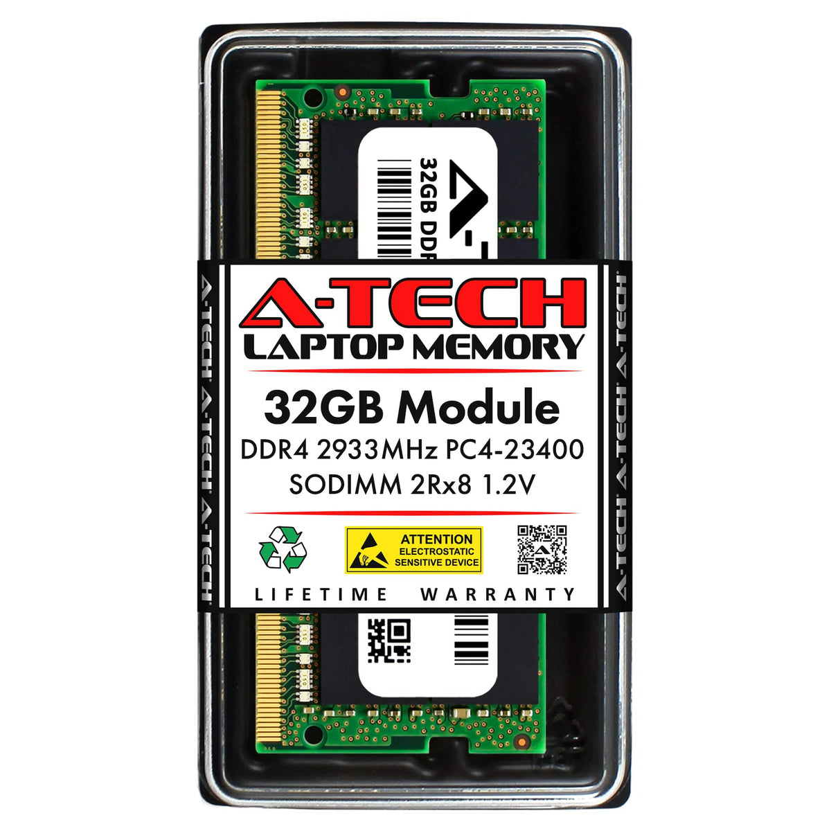 A Tech 32Gb Ram For Acer Nitro 5 Gaming Laptop | Ddr4 2933Mhz Sodimm Pc4 23400 (Pc4 2933Y) Memory Upgrade Module