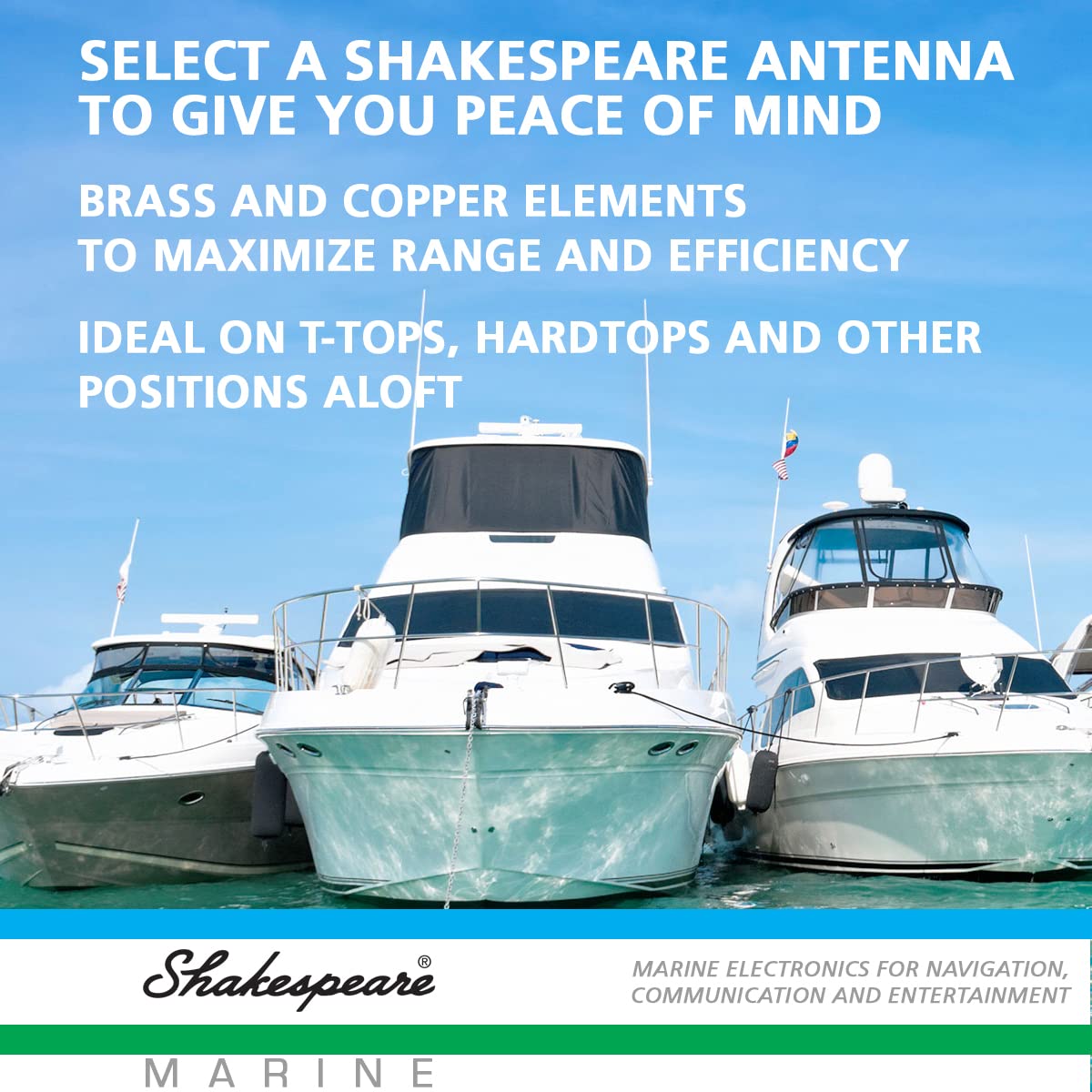 Shakespeare 5400-Xt Galaxy 4' Vhf Antenna - 3Db Gain,WBEEAB000XBH4JG