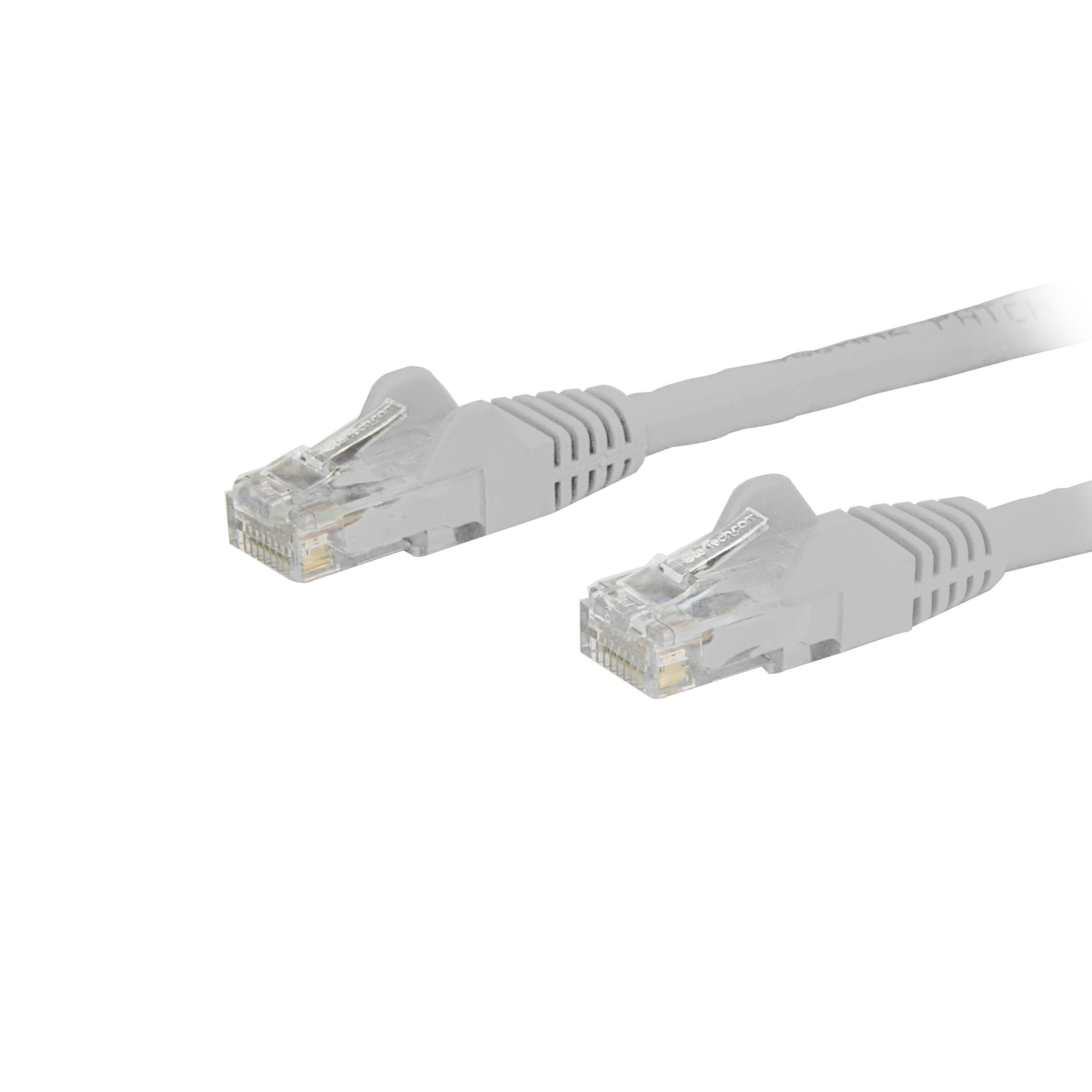 Startech.Com 6Ft Cat6 Ethernet Cable   White Cat 6 Gigabit Ethernet Wire  650Mhz 100W Poe Rj45 Utp Network/Patch Cord Snagless W