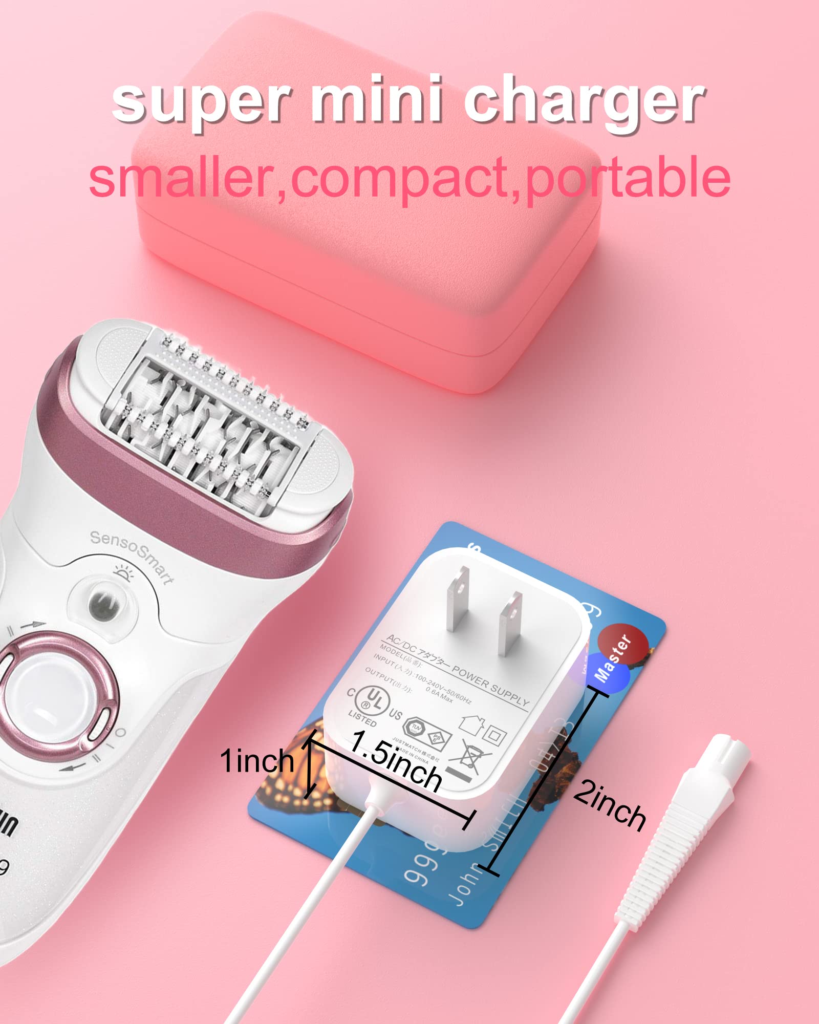 Adricy For Braun Silk Epil 9 Charger Compatible With Braun Epilator Silk   Pil 9 7 5 9 720 9 300 9 890 9 030 9 880 5 810 5 620 A