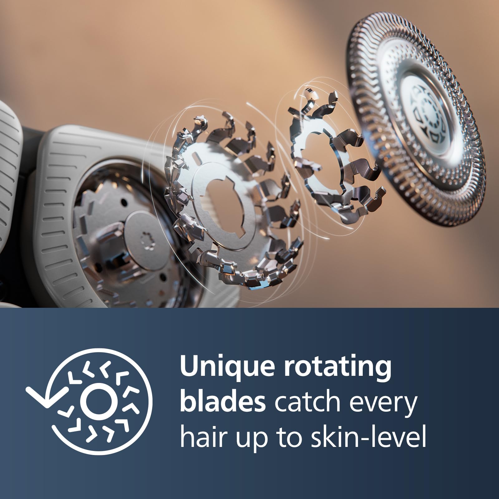 Philips Norelco Electric Shaver 9800, Rotary Shaver With Pressure Sensor, Travel Case, Quick Clean Pod, Pop Up Trimmer And Charg