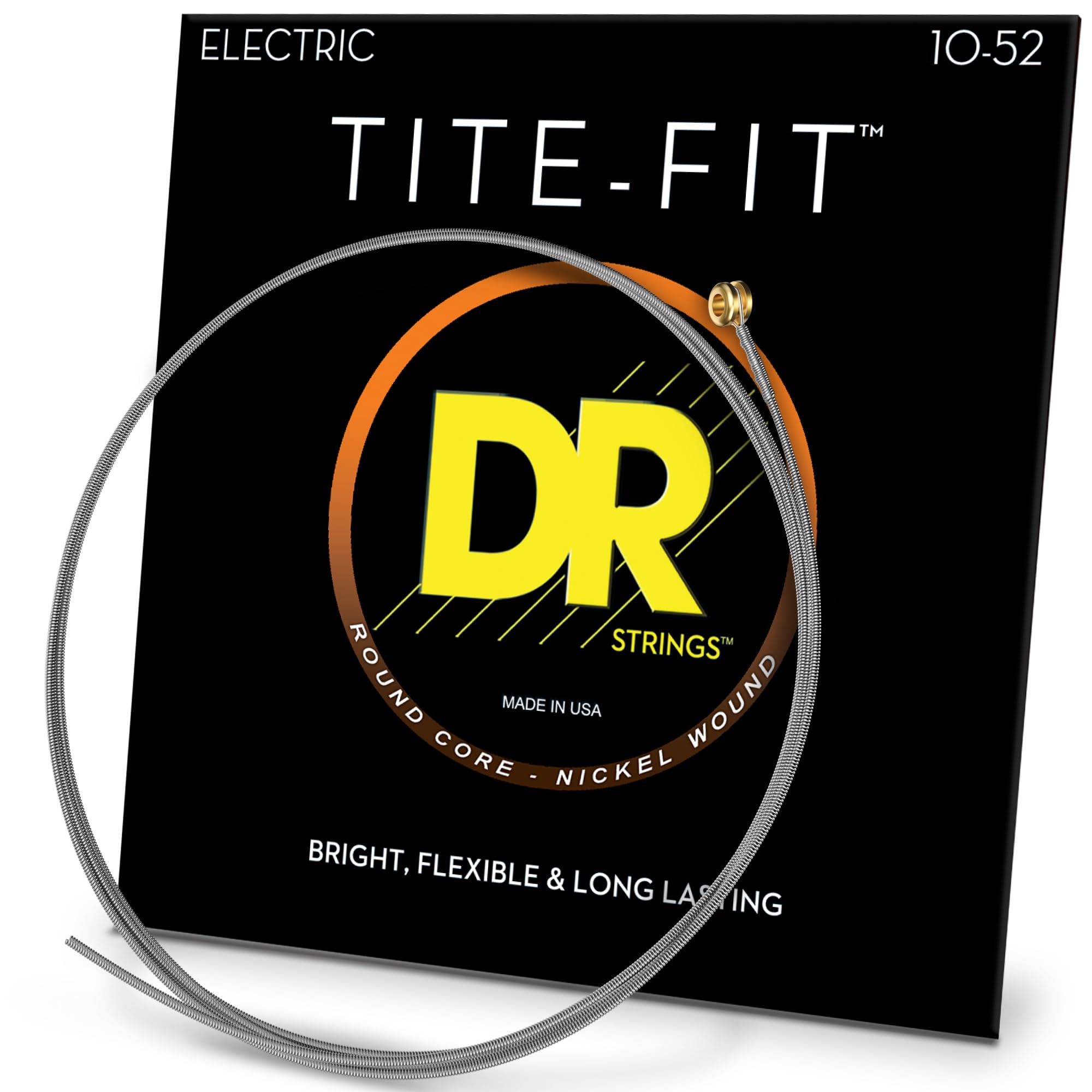 Dr Strings Tite Fit Electric Round Core 10 52