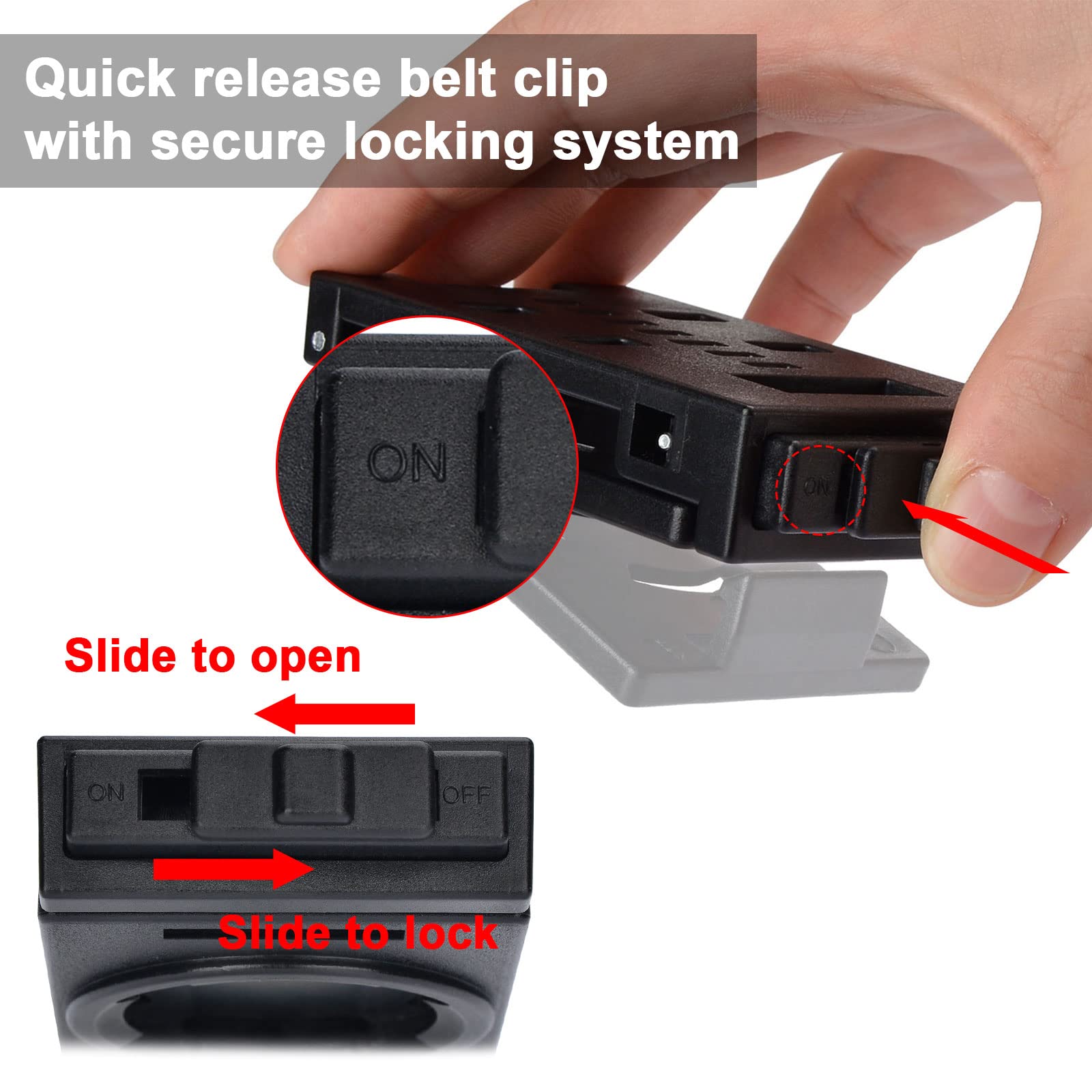 Iguerburn Belt Mount Clip For Garmin Montana 700I / 750I Handheld Gps (Not For Other Models, Not For Vehicle)