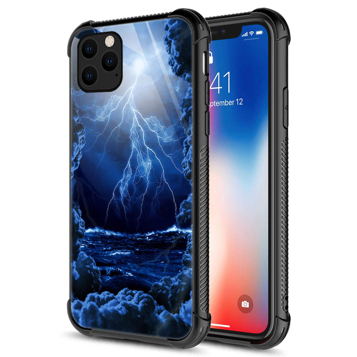 Carloca Compatible With Iphone 12 Pro Max Case,Into The Storm Iphone 12 Pro Max Cases For Girls,Graphic Design Shockproof Anti S