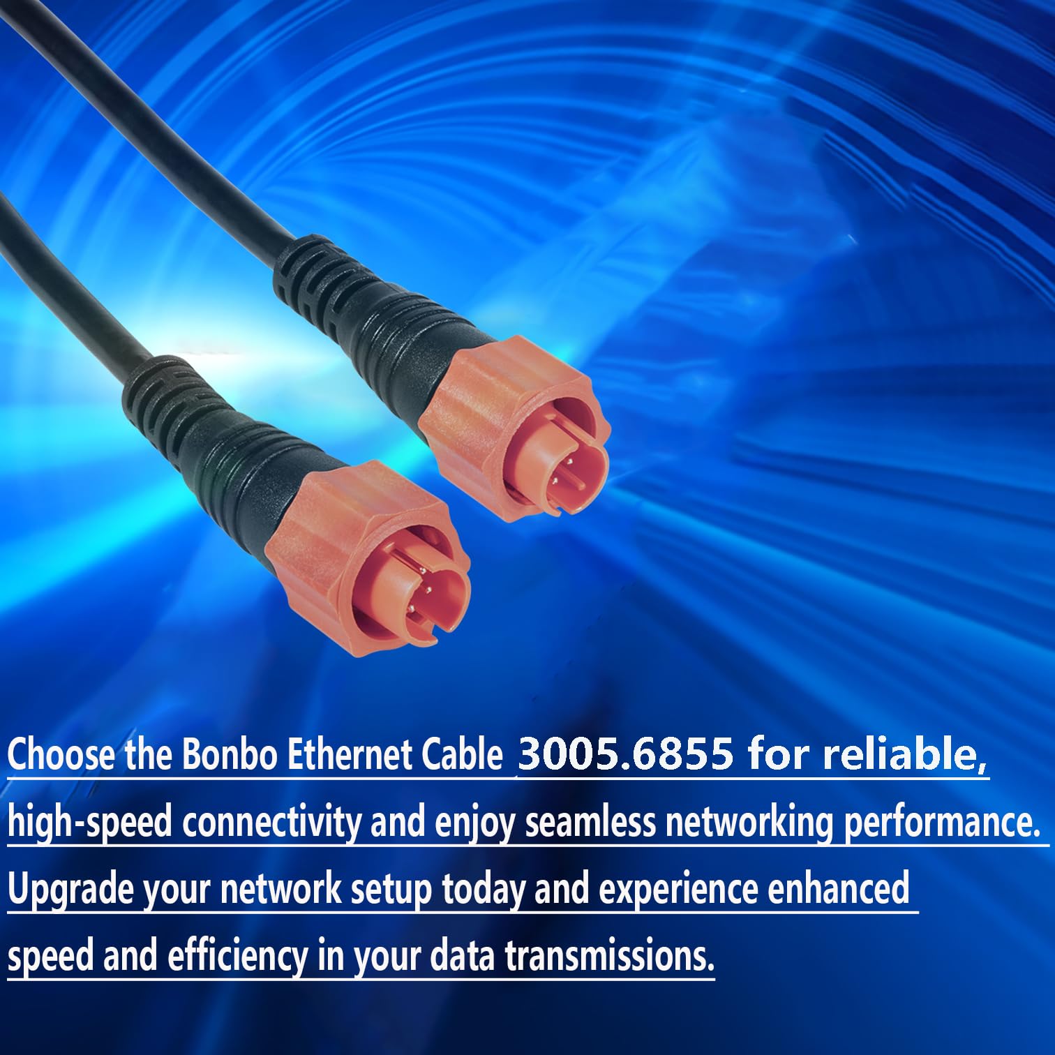 Bonbo 3005.6855 Replacement For Lowrance 6Ft/1.82M Ethernet Crossover Cable