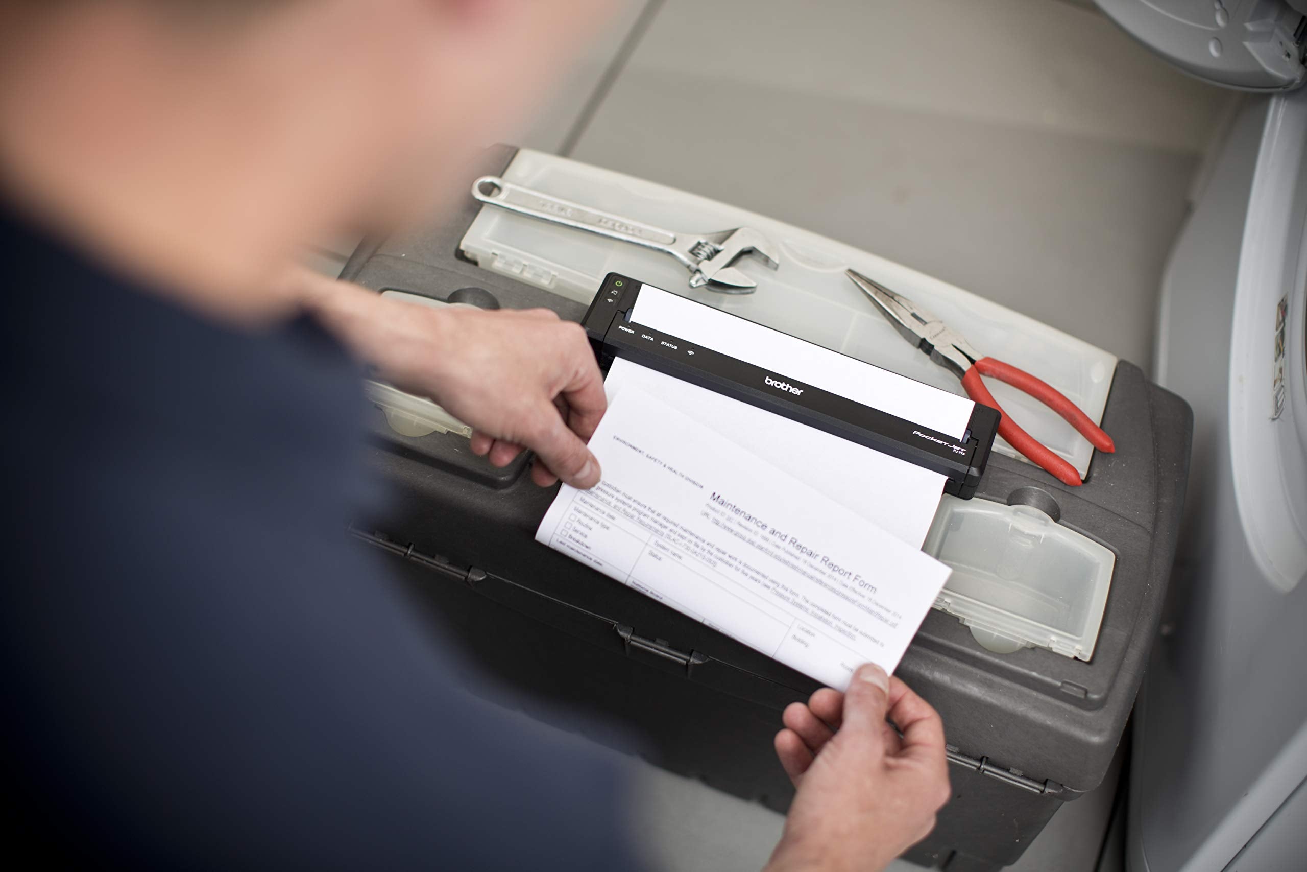 Brother Pj 722   Terminal De Punto De Venta (Mobile, Thermal, Wired, Mini Usb B, Usb 2.0, 203 X 200 Dpi)