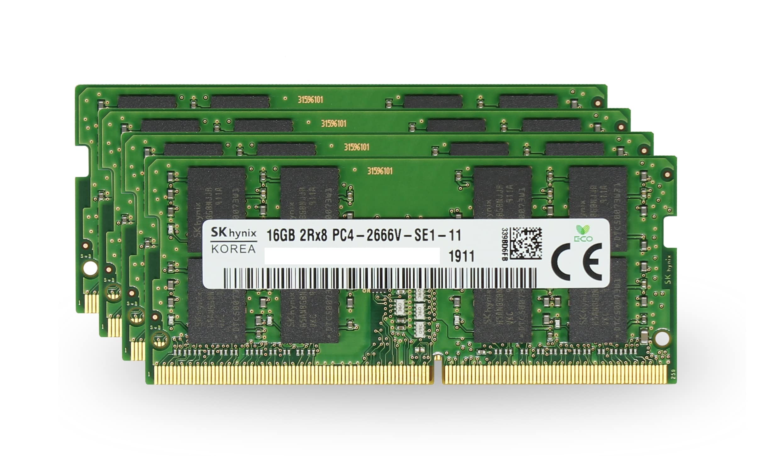 Factory Original 64Gb (4X16Gb) Memory Upgrade For 2019 & 2020 Apple Imac 27'' W/Retina 5K Display Ddr4 2666Mhz Pc4 21300 Sodimm