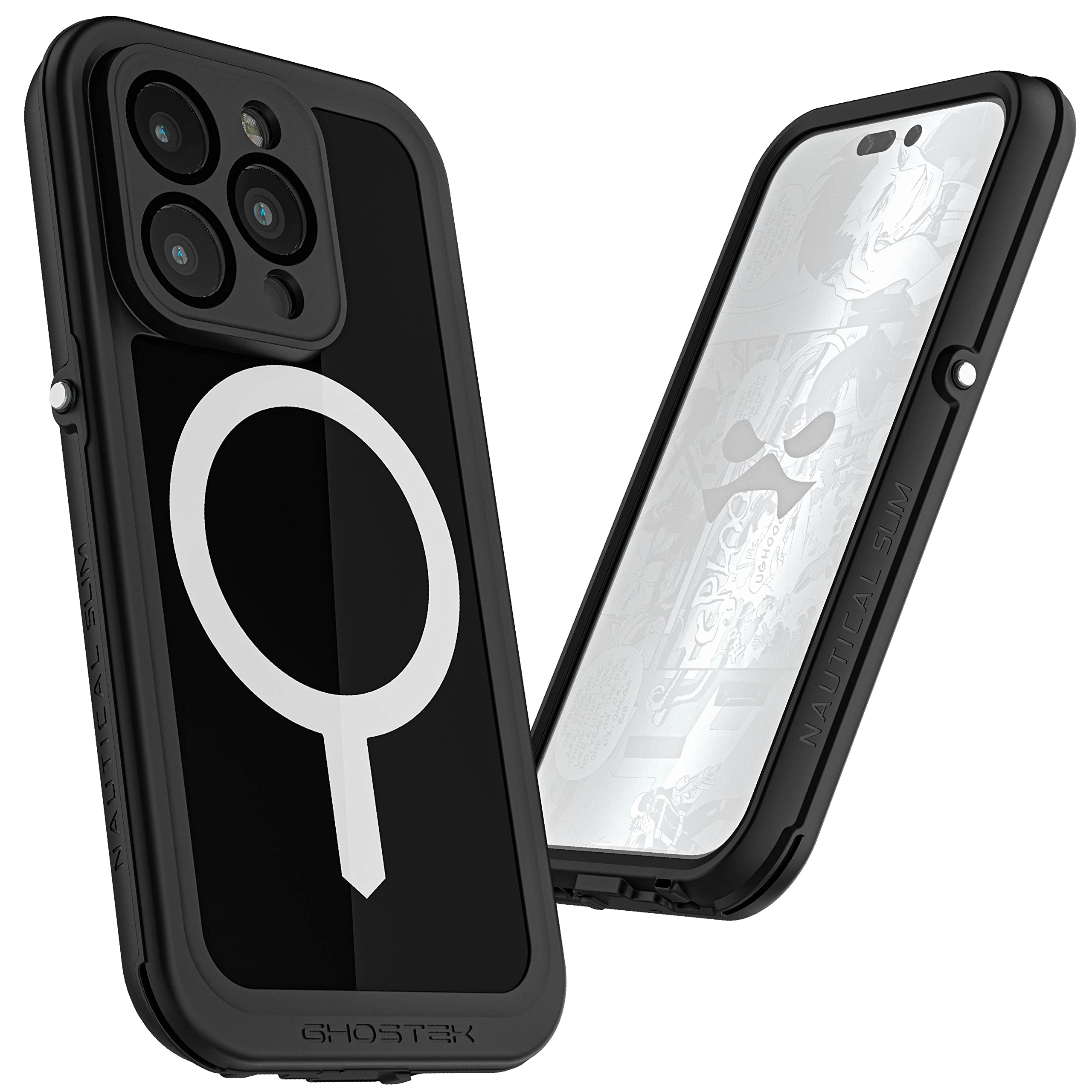 Ghostek Nautical Slim Iphone 14 Plus Case Shockproof Waterproof With Screen Protector And Magsafe Magnet Built In Wireless Charg