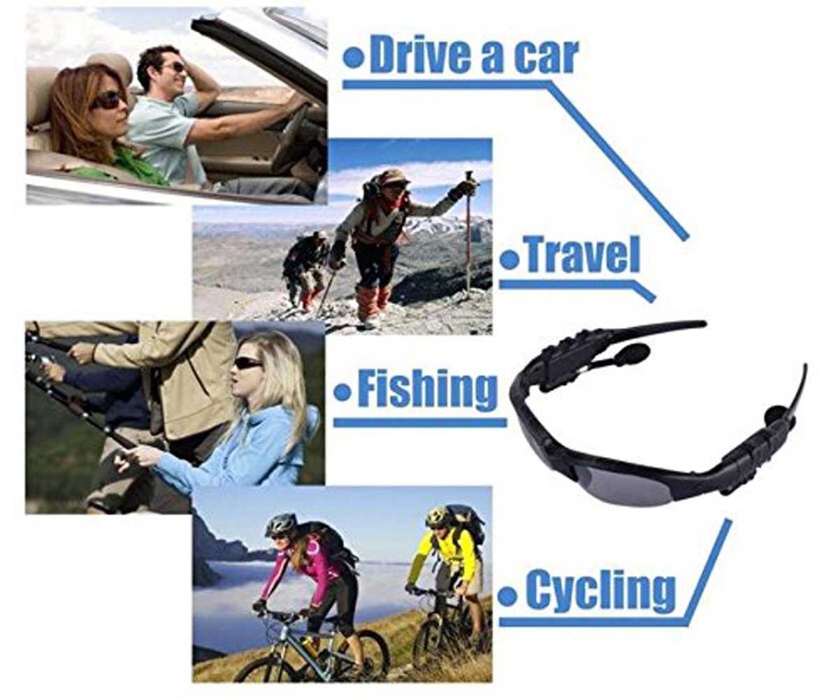 Leaden Wireless Bluetooth Mp3 Polarized Lenses Music Sunglasses V4.1 Stereo Handfree Headphone For Iphone Samsung Most Smartphon