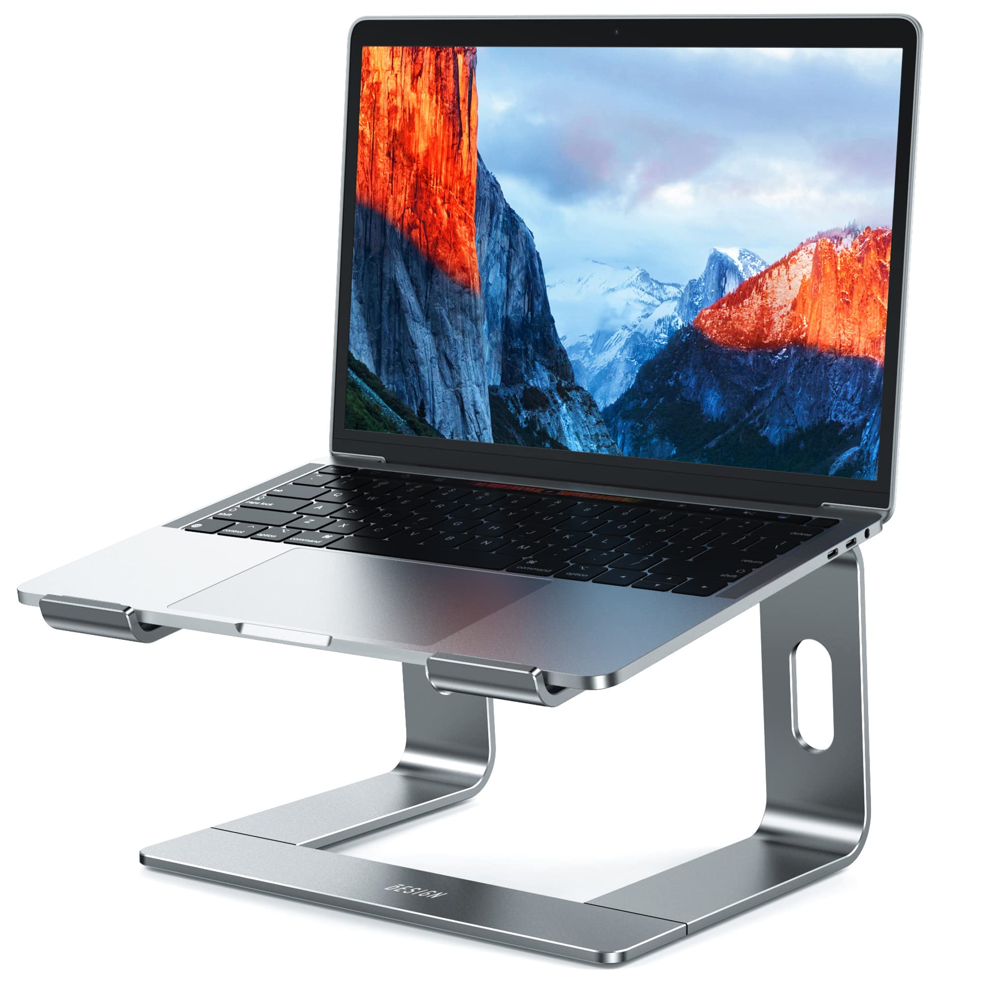 Besign Ls03 Aluminum Laptop Stand, Ergonomic Detachable Computer Stand, Riser Holder Notebook Stand Compatible With Air, Pro, De