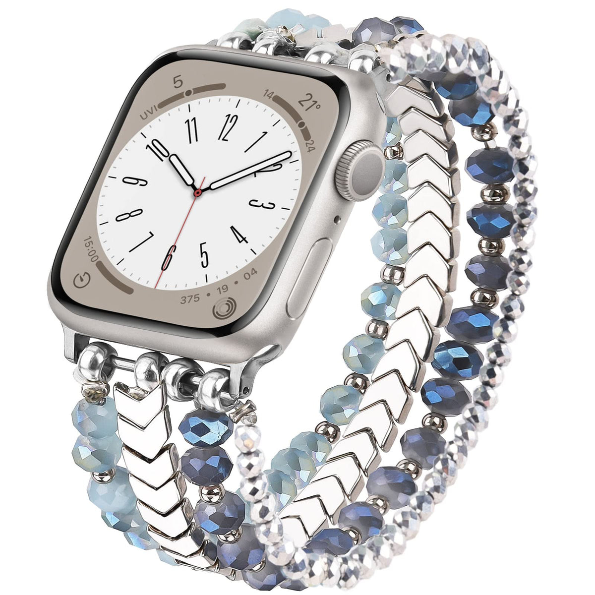 Mofree Beaded Bracelet Compatible With Apple Watch Band 40Mm/38Mm/41Mm/42Mm(Series10) 9/8/7/Se/6/5/4/3/2/1 Women Fashion Handmad