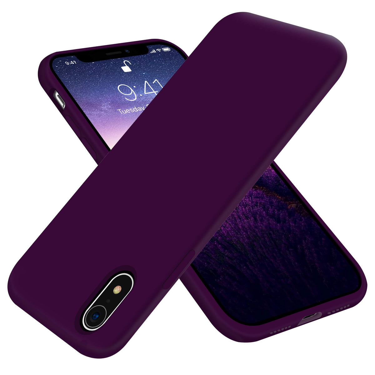 Otofly Compatible With Iphone Xr Case 6.1 Inch,[Silky And Soft Touch Series] Premium Soft Liquid Silicone Rubber Full-Body Prote