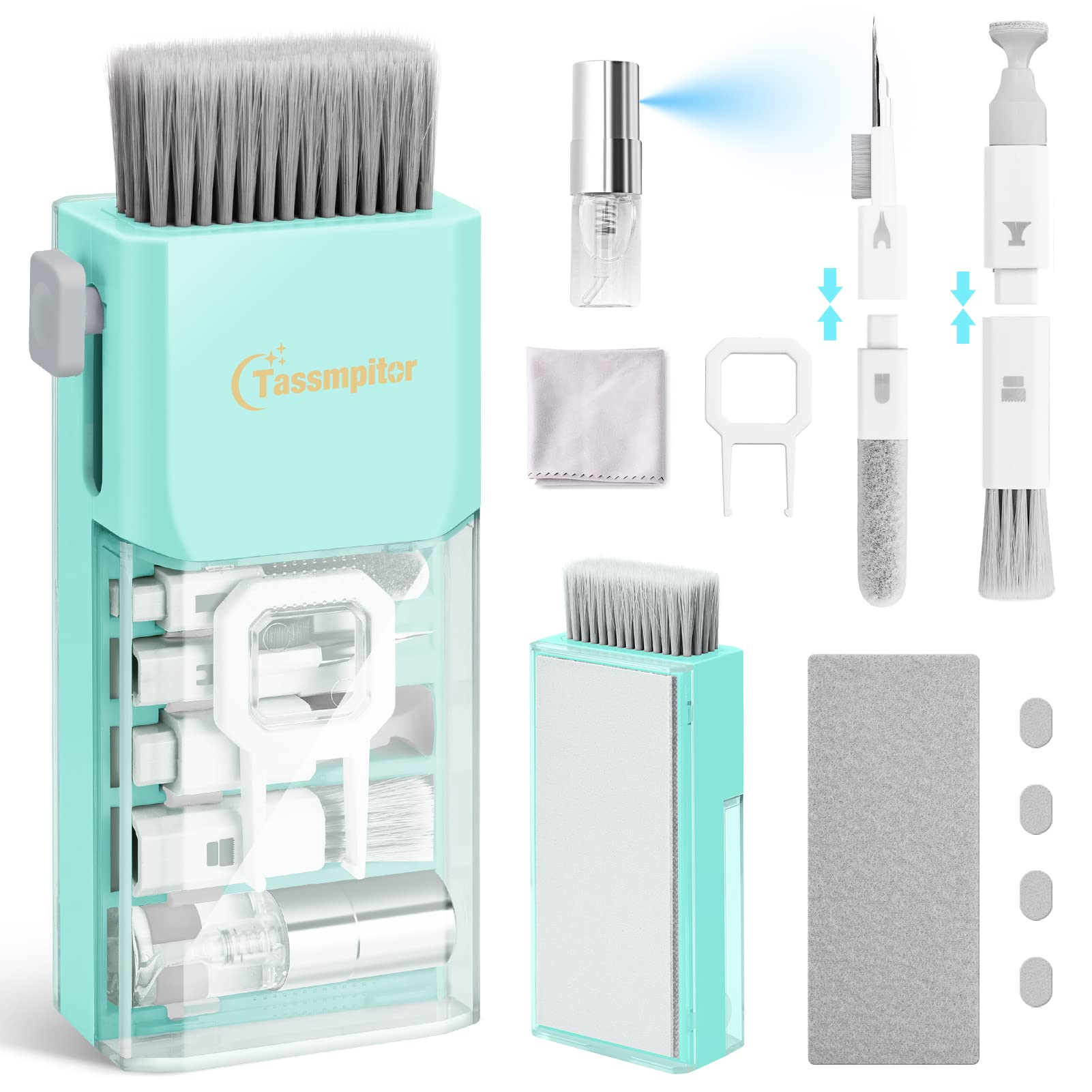 Electronics Keyboard Repair Kit With 3 In 1 Earbud Cleaner Pen, Camera Lens Pen, Suit For Ipad, Iphone, Cell Phone