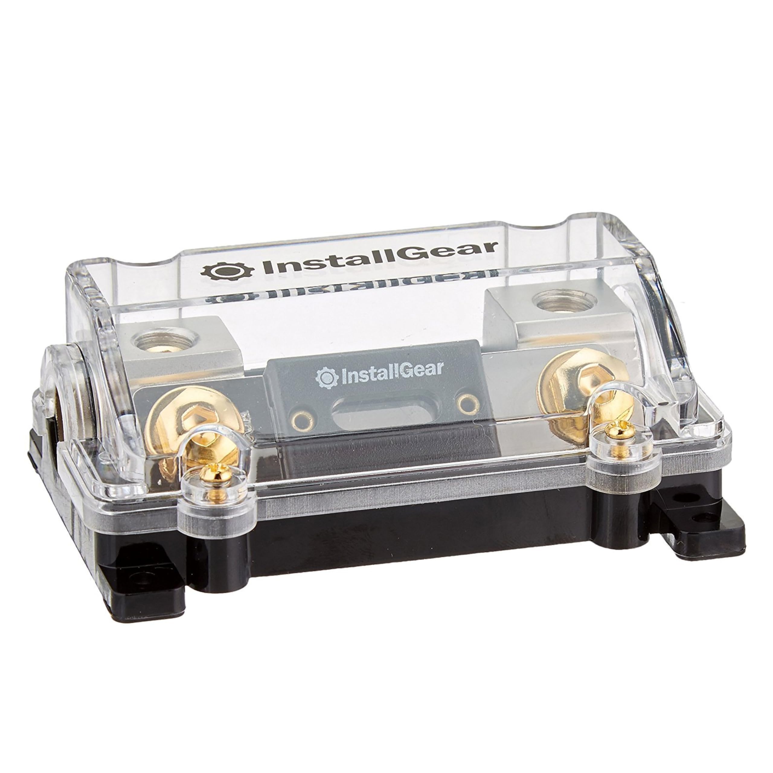 Installgear 0/2/4 Gauge Awg In Line Anl Fuse Holder With 100 Amp Fuse | Inline Fuse Holder   No Wire Terminals Needed | 100 Amp