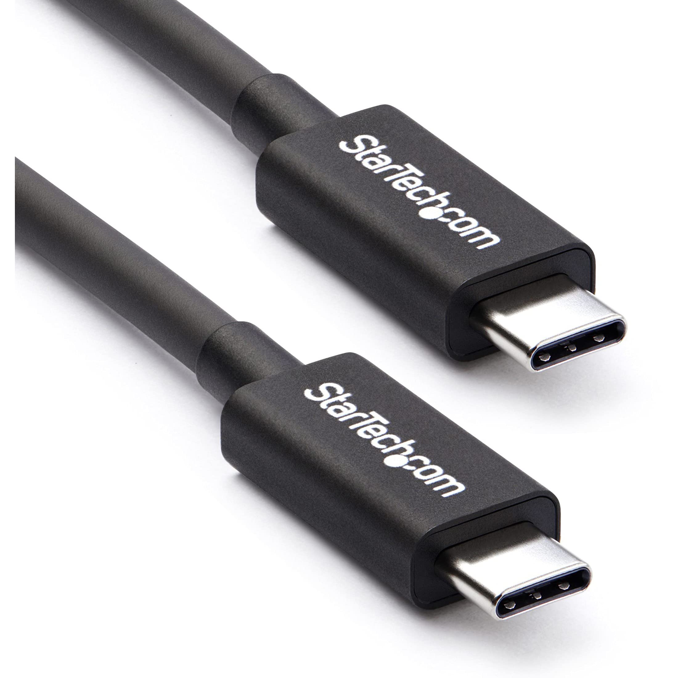 Startech.Com 2M (6.6Ft) Passive Thunderbolt 3 Cable, 20Gbps, 100W Pd, 4K Video, Thunderbolt Cable, Compatible With Usb4/Dp Alt M