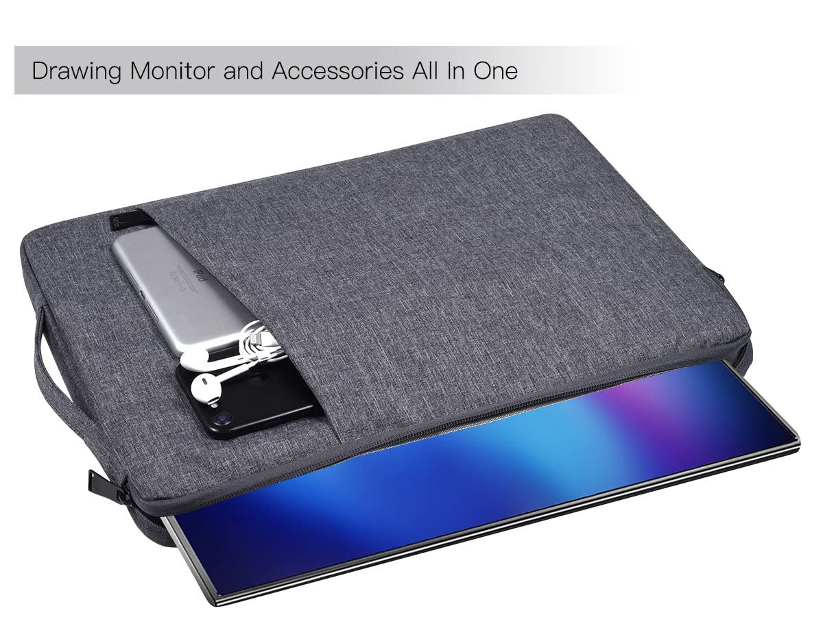 Portable Monitor Case 17.3 Inch, Carrying Laptop Computer Bag For Arzopa Eviciv Asus Bimawen Uperfect Feiasia Cuiuic Cocopar Kks