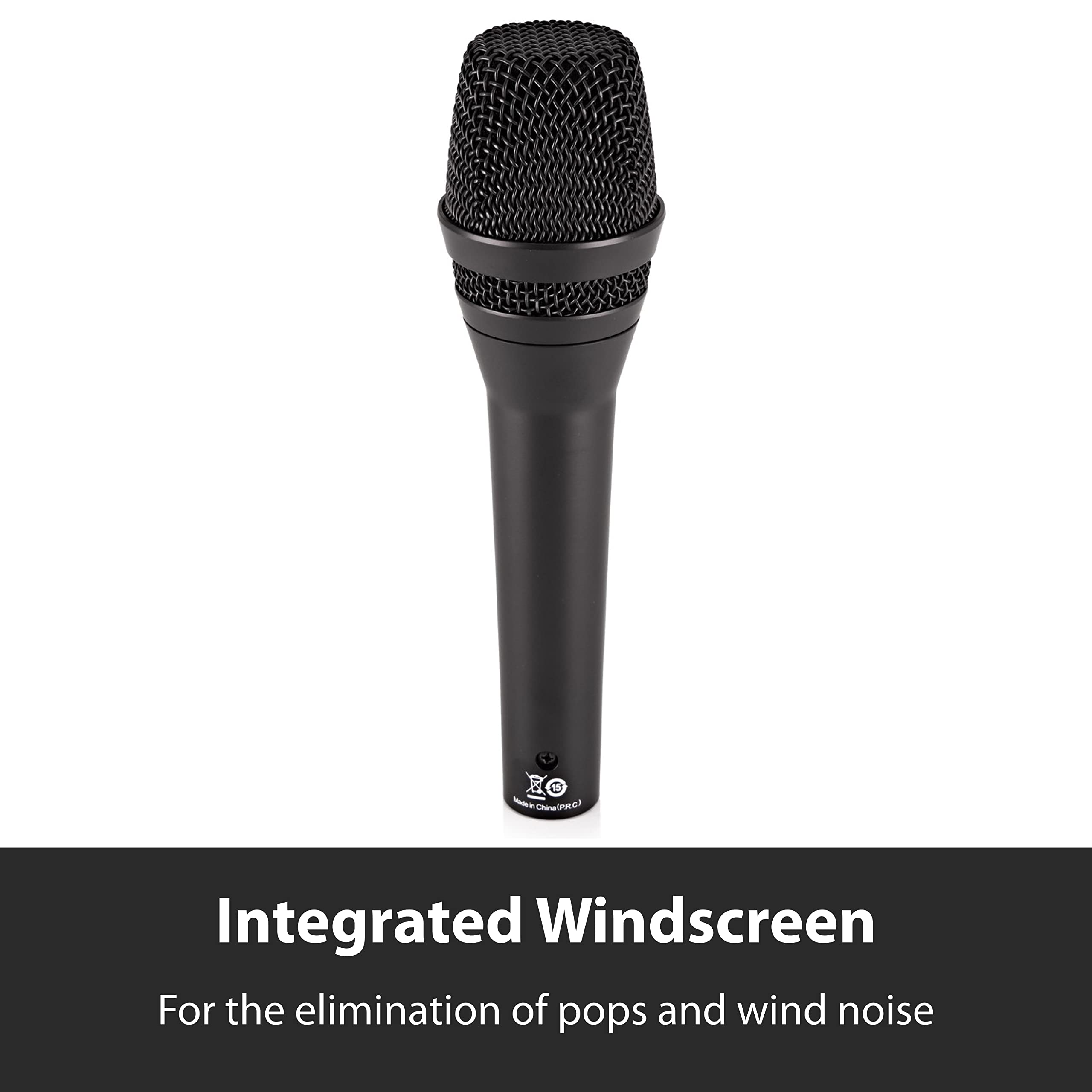 Akg Pro Audio P5 S High-Performance Supercardioid Dynamic Vocal Microphone With On/Off Switch, Xlr Wired Mic For Stage, Studio R
