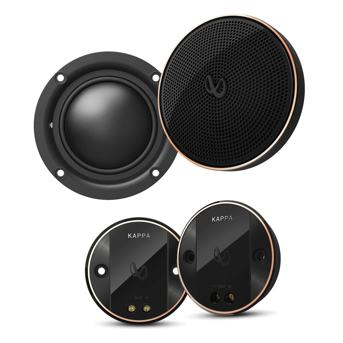 Infinity Kappa 20Mx Kappa 2 Inch Car Audio Midrange With Bandpass Crossover