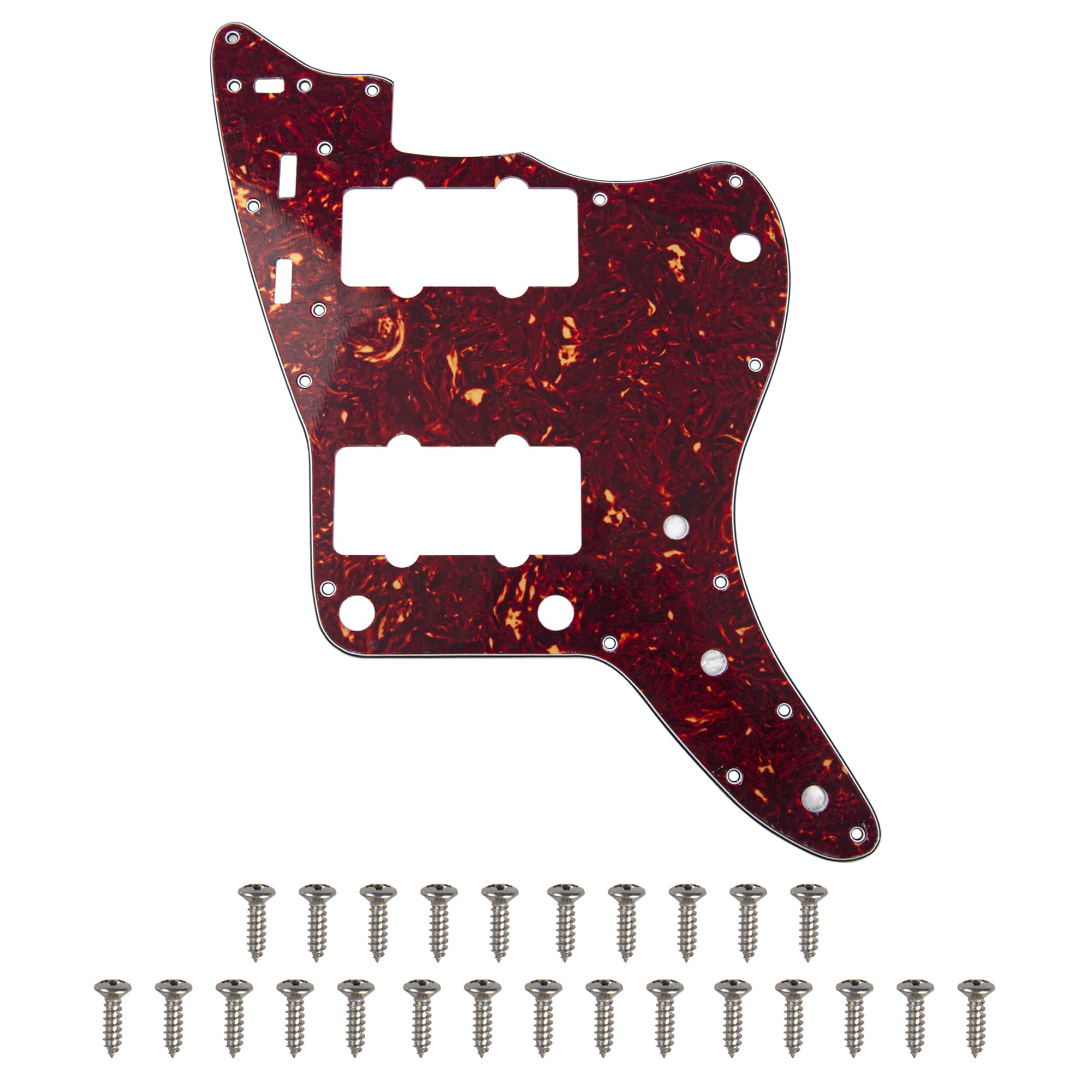 1Pcs Yootones 65 60S Vintage Pickguard Guitar Scratch Plate W/Screws Compatible With American/Mexican Made Vintage Style Jazzmas