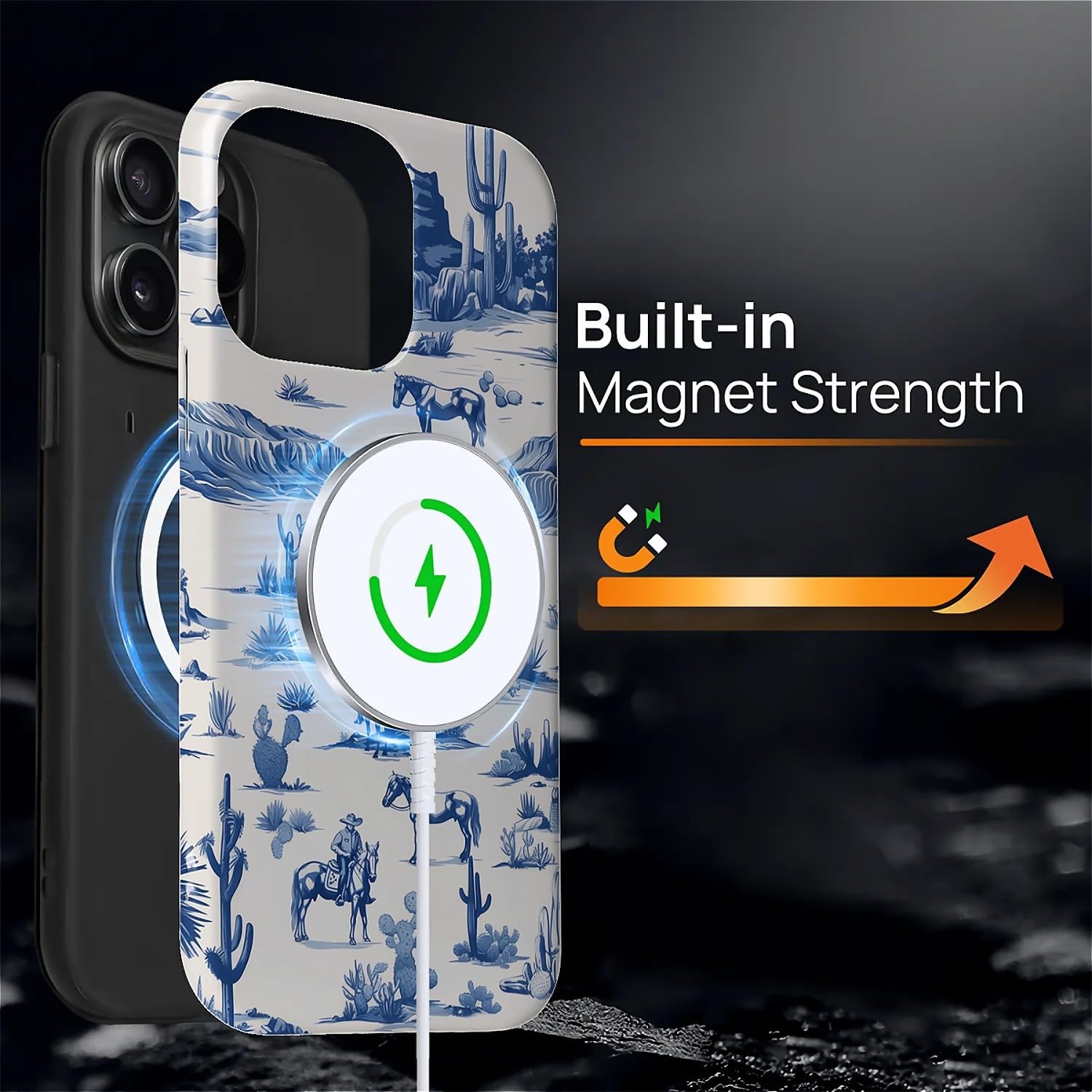 Fkbrcl4U For Iphone 14 Pro Max Case, Hybrid 2-Layer Silicone Protective Glossy Case For Magsafe For Iphone 14 Pro Max Western Co