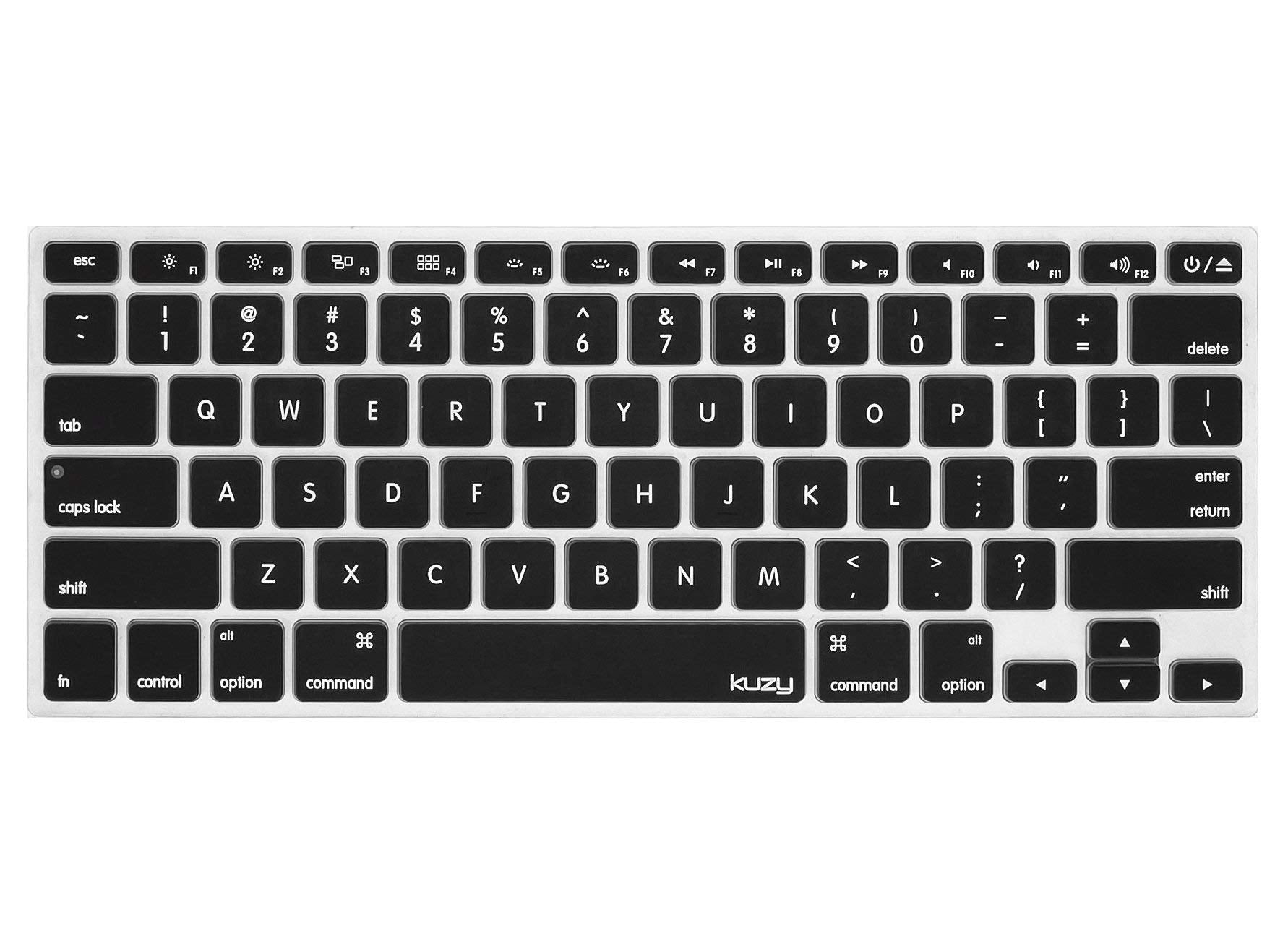 Kuzy Older Version Keyboard Cover Compatible With Macbook Pro 13 15 17 Inch Release 2010 2015 And Macbook Air 13.3 Inch Release